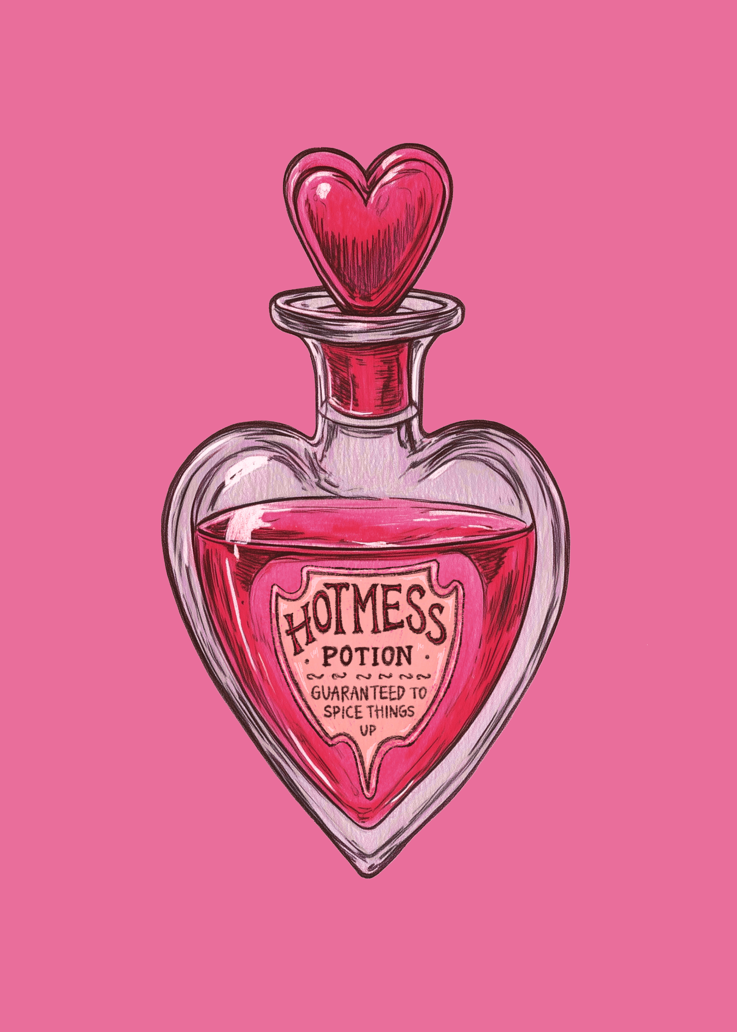 Hot Mess Potion Card