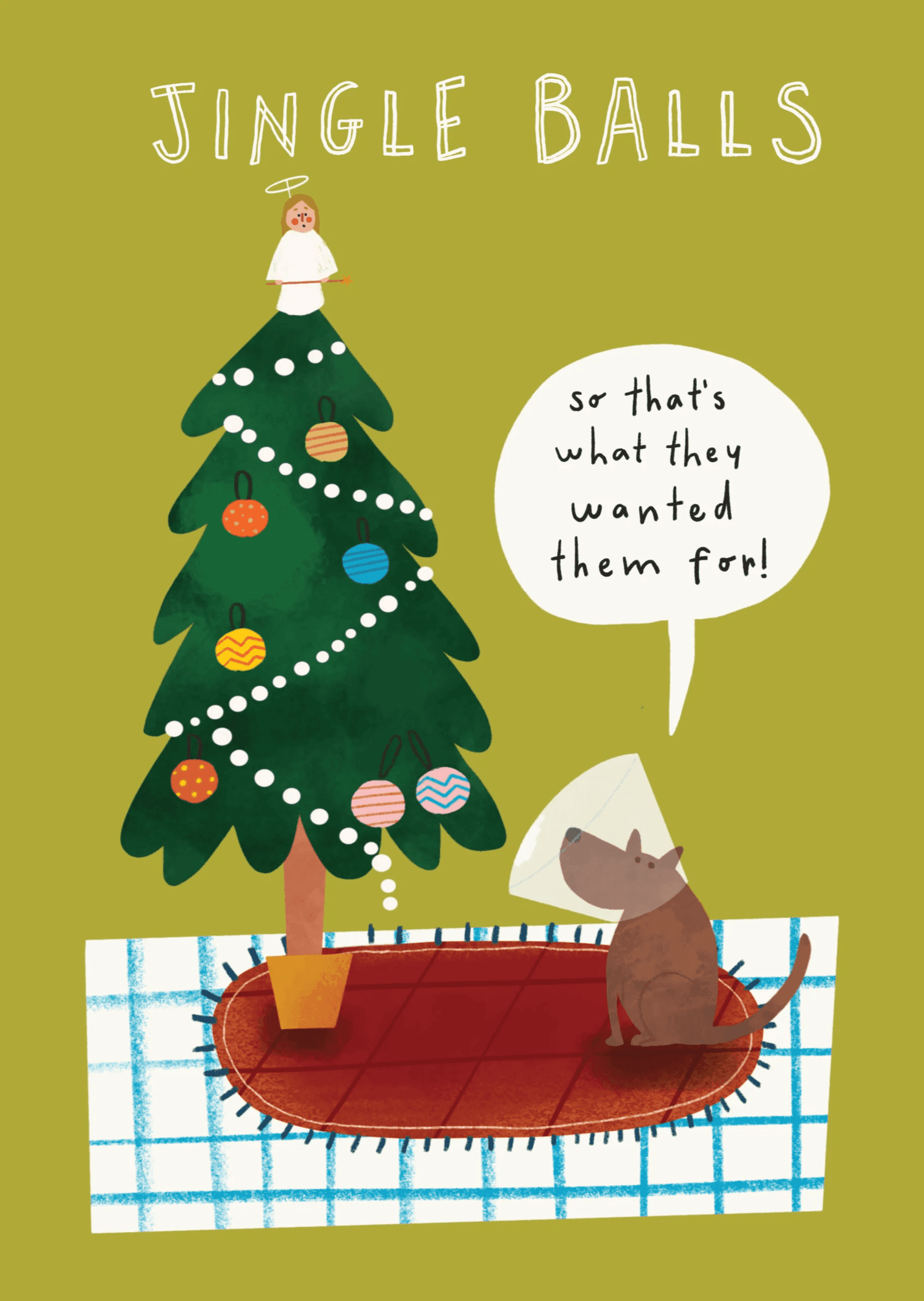 Jingle Balls Cone of Shame Card