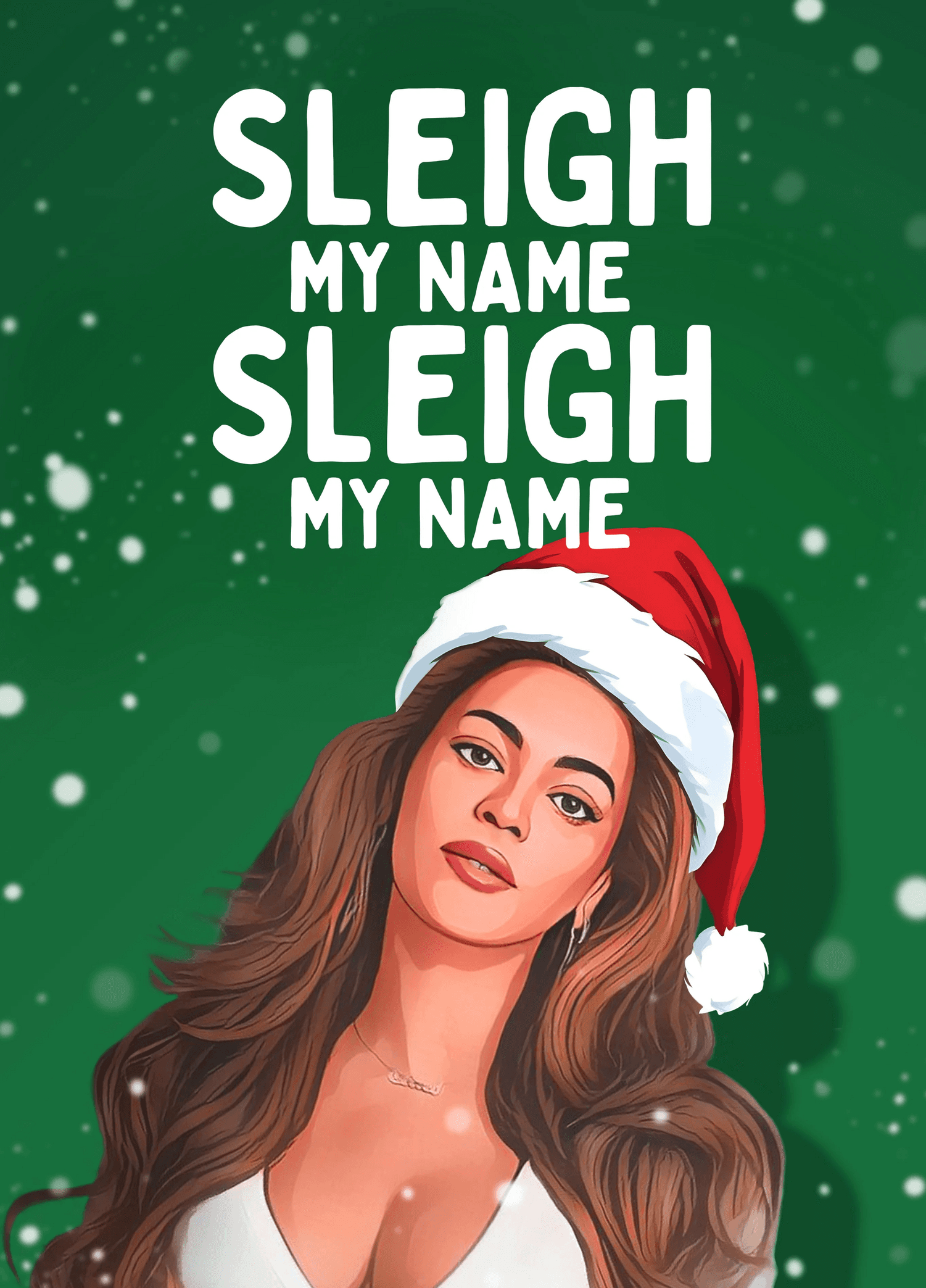 Sleigh My Name Holiday Card