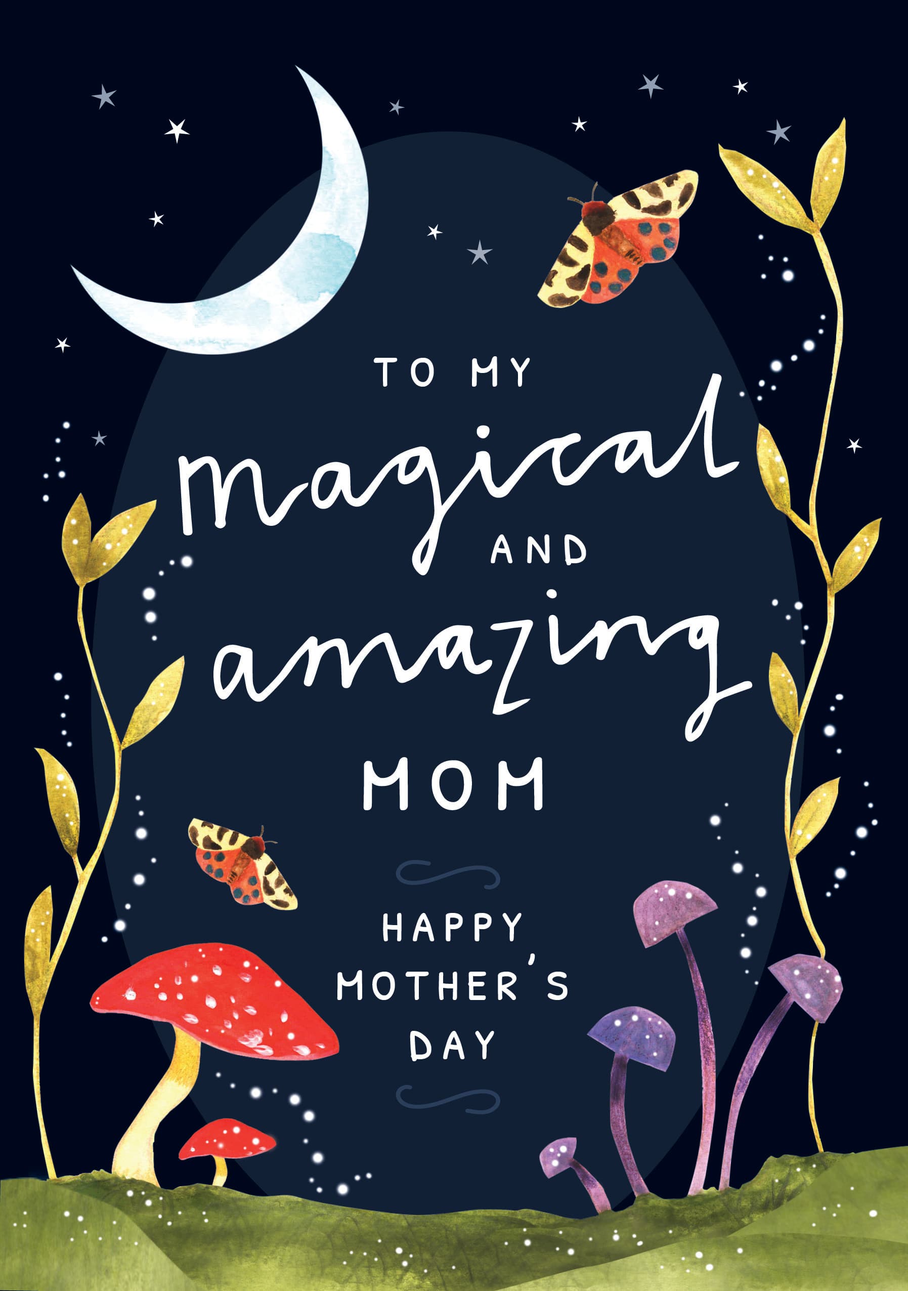 Magical and Amazing Mom Card