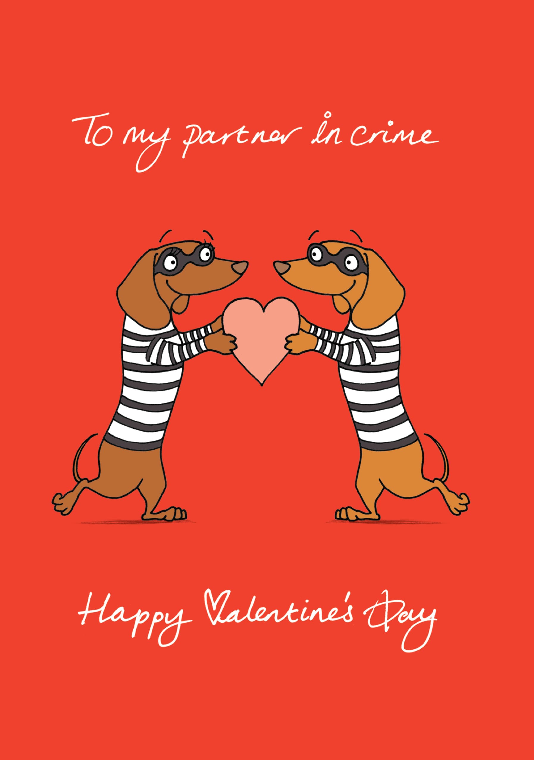 Partner in Crime Valentine's Day Card
