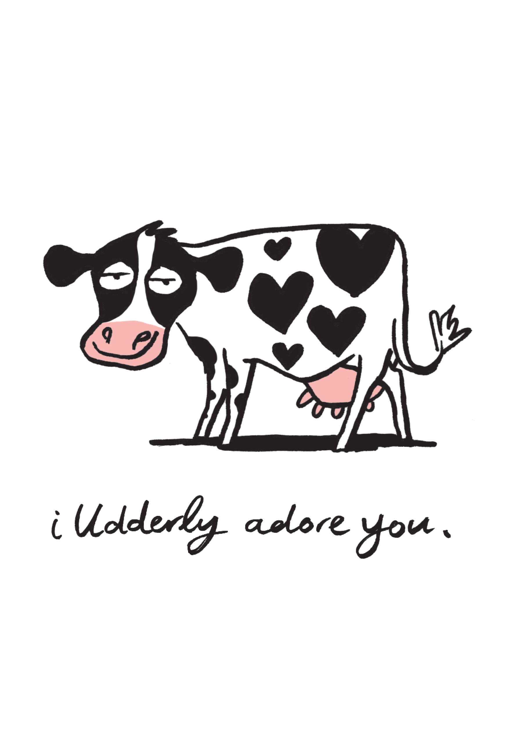 Udderly Adore You Card