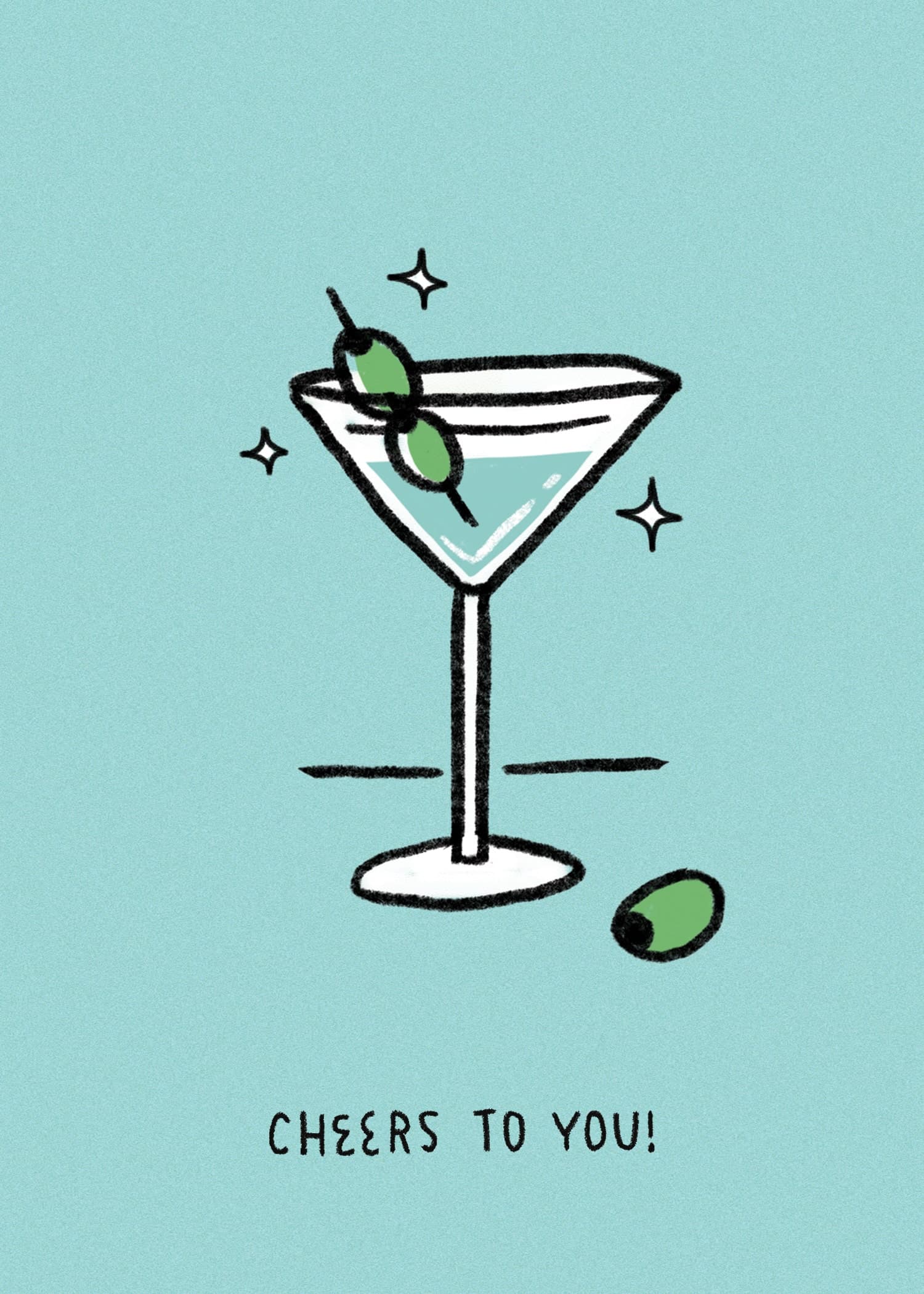 Cheers to You - Wine Glass