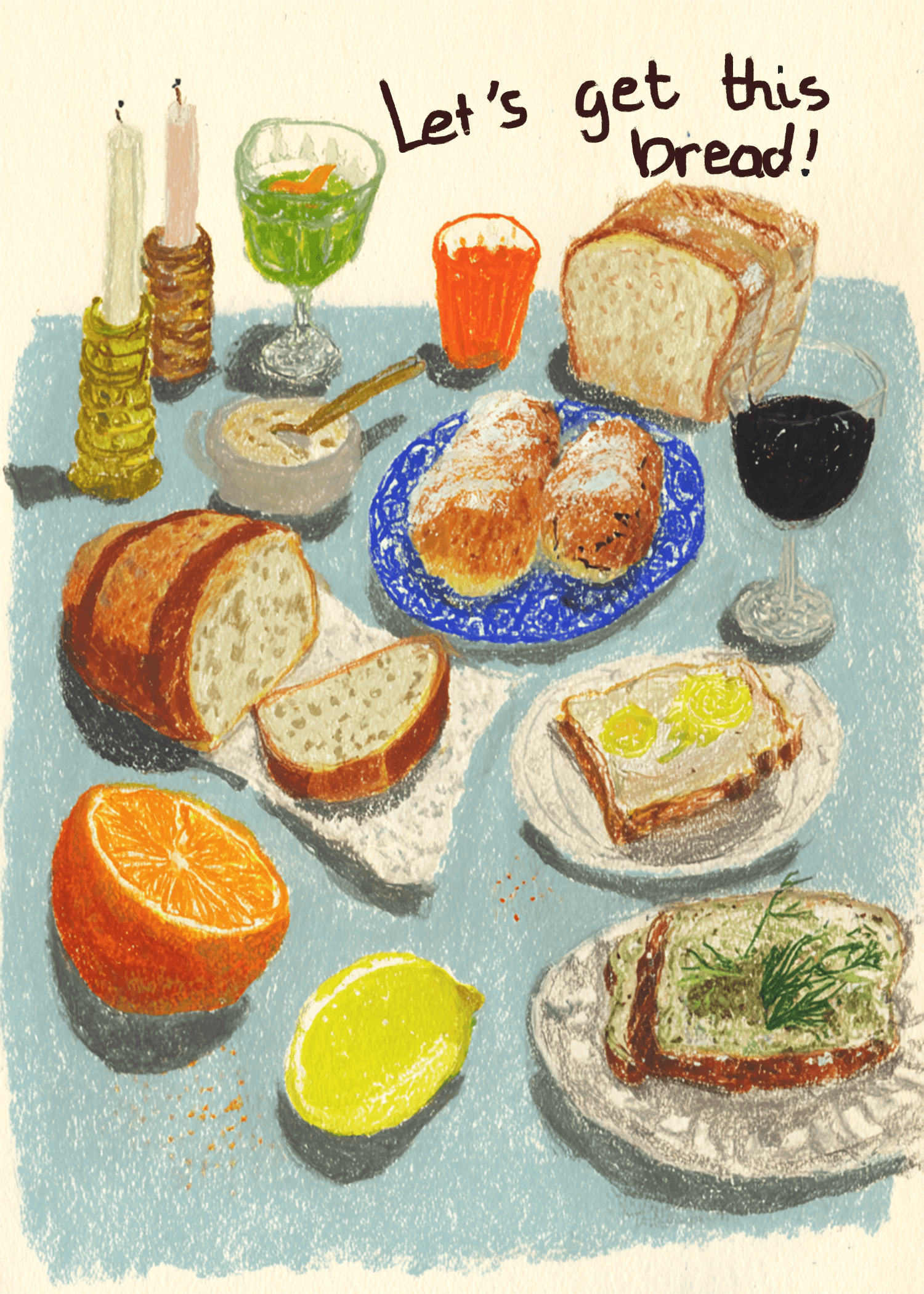 Let’s Get This Bread Card