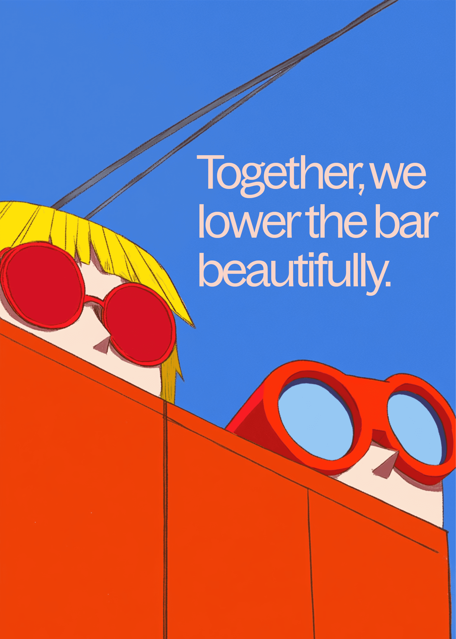 Lower the Bar Beautifully Card