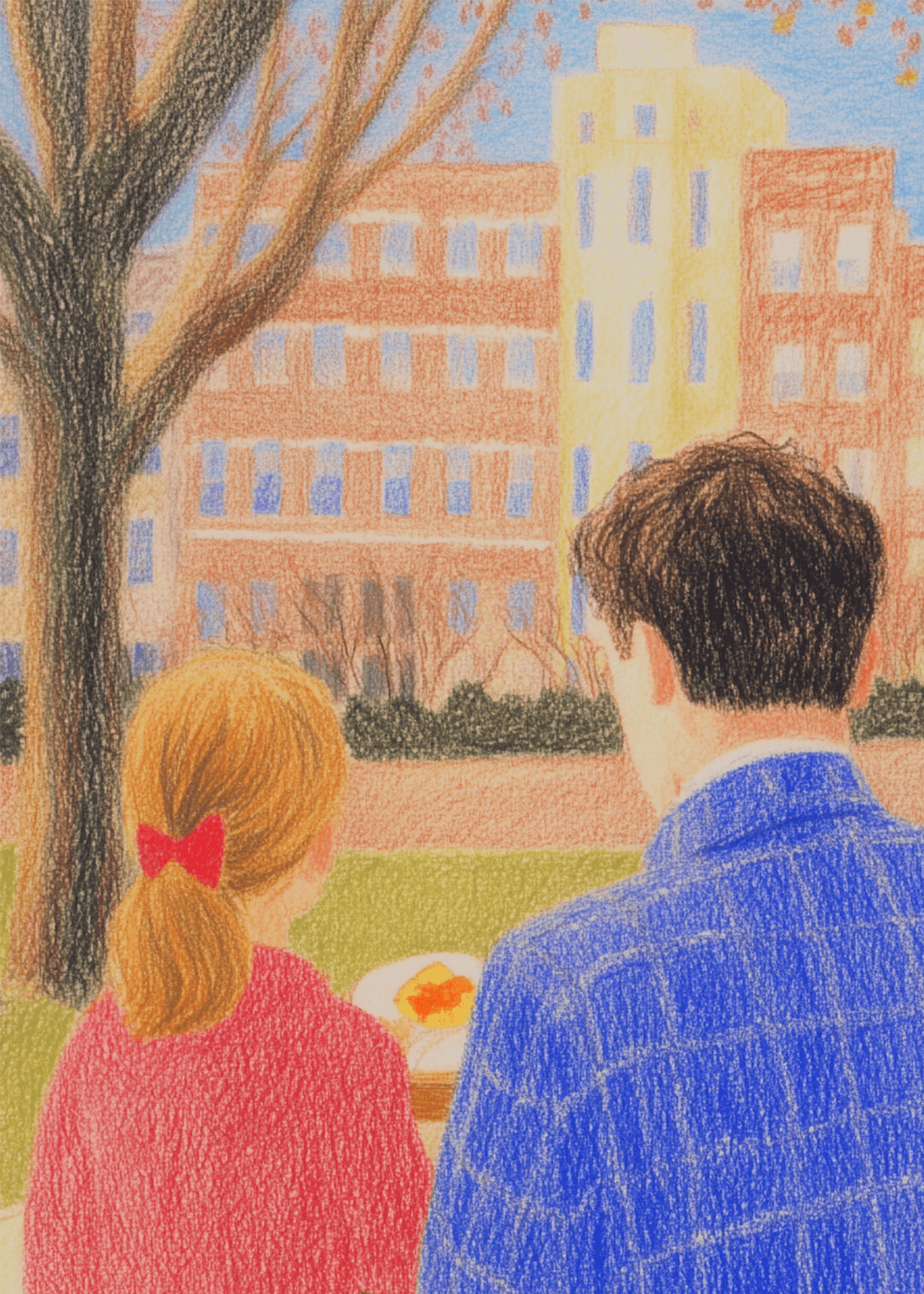 Breakfast in the Park Father's Day Card