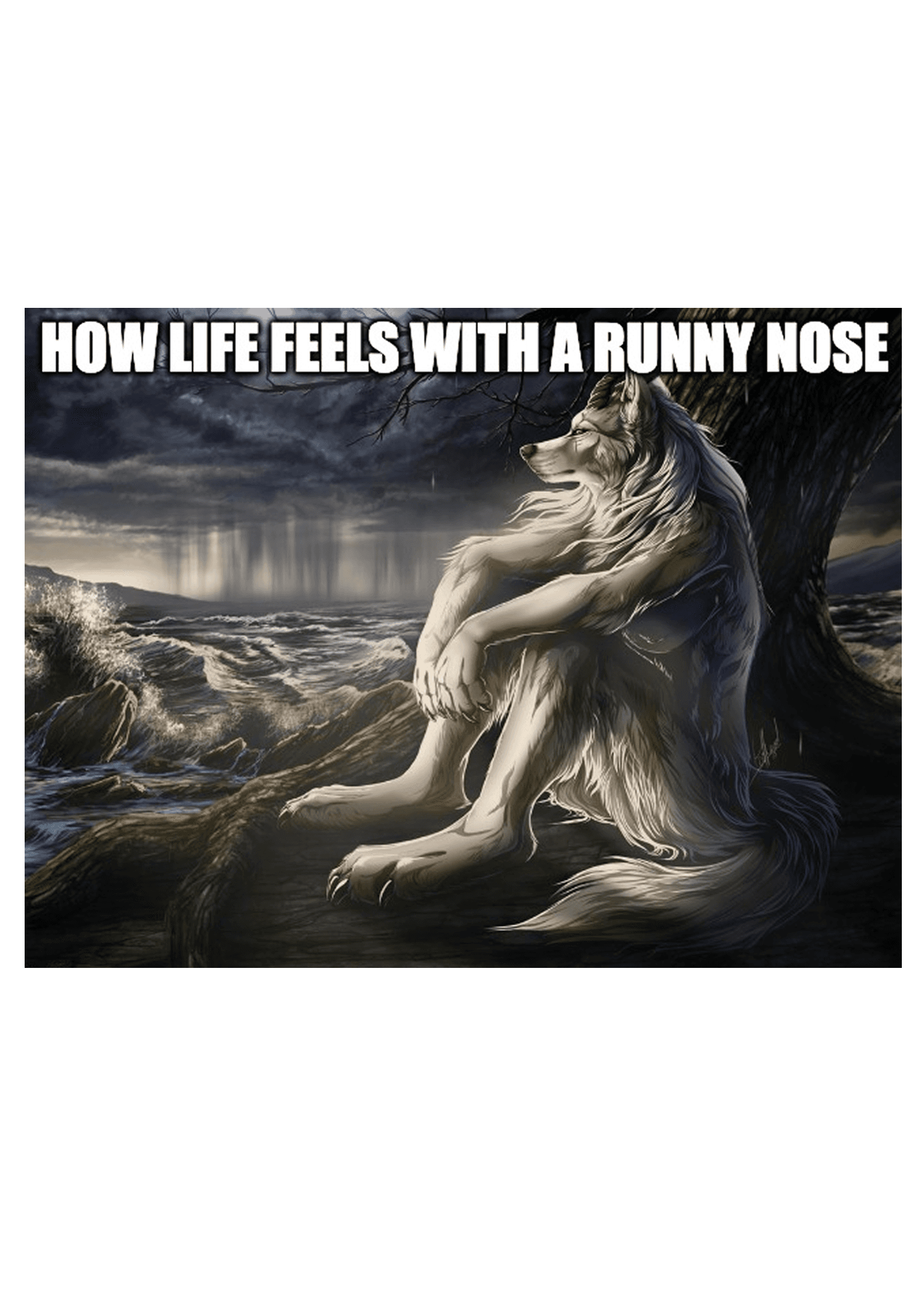 Life With a Runny Nose Card