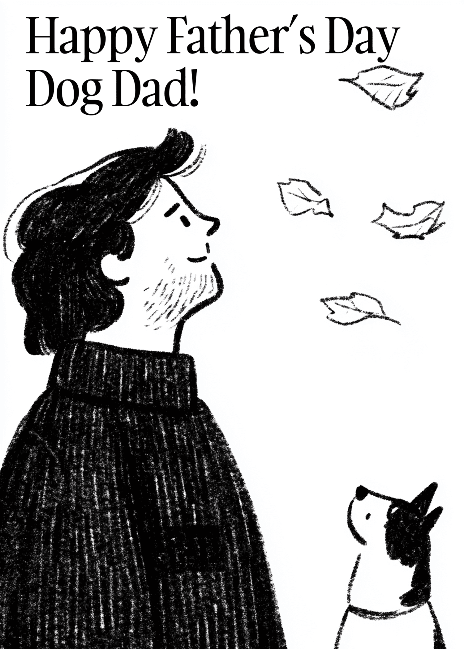 Happy Father’s Day Dog Dad Card