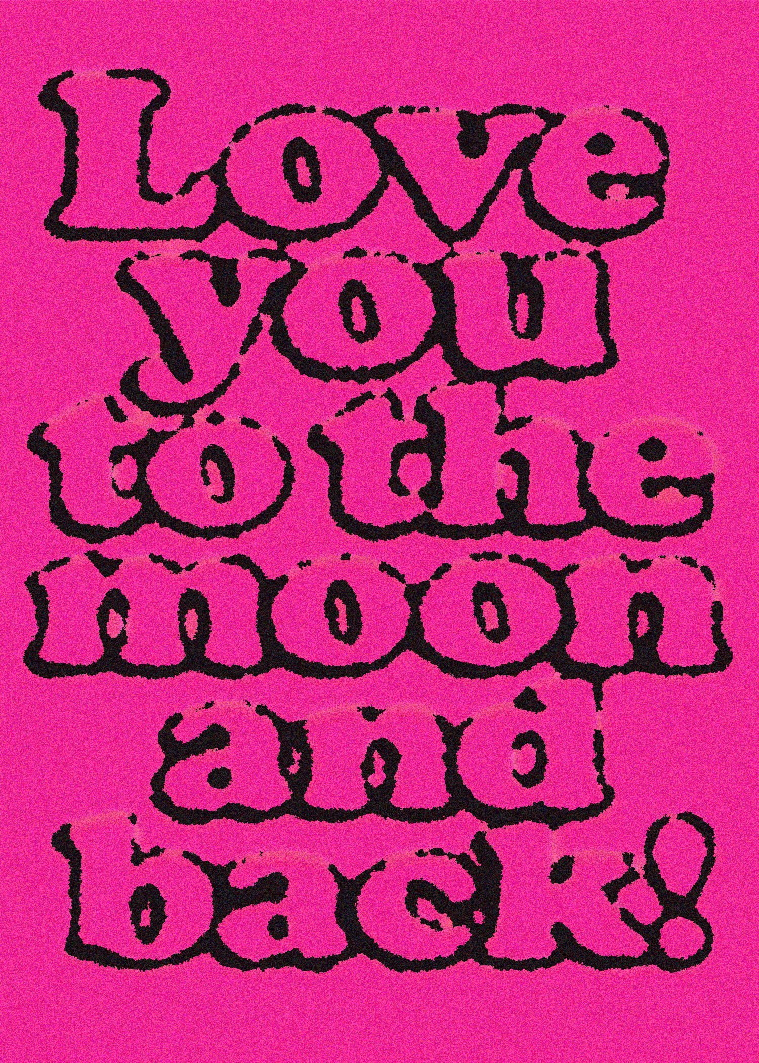 Love You to the Moon and Back Card