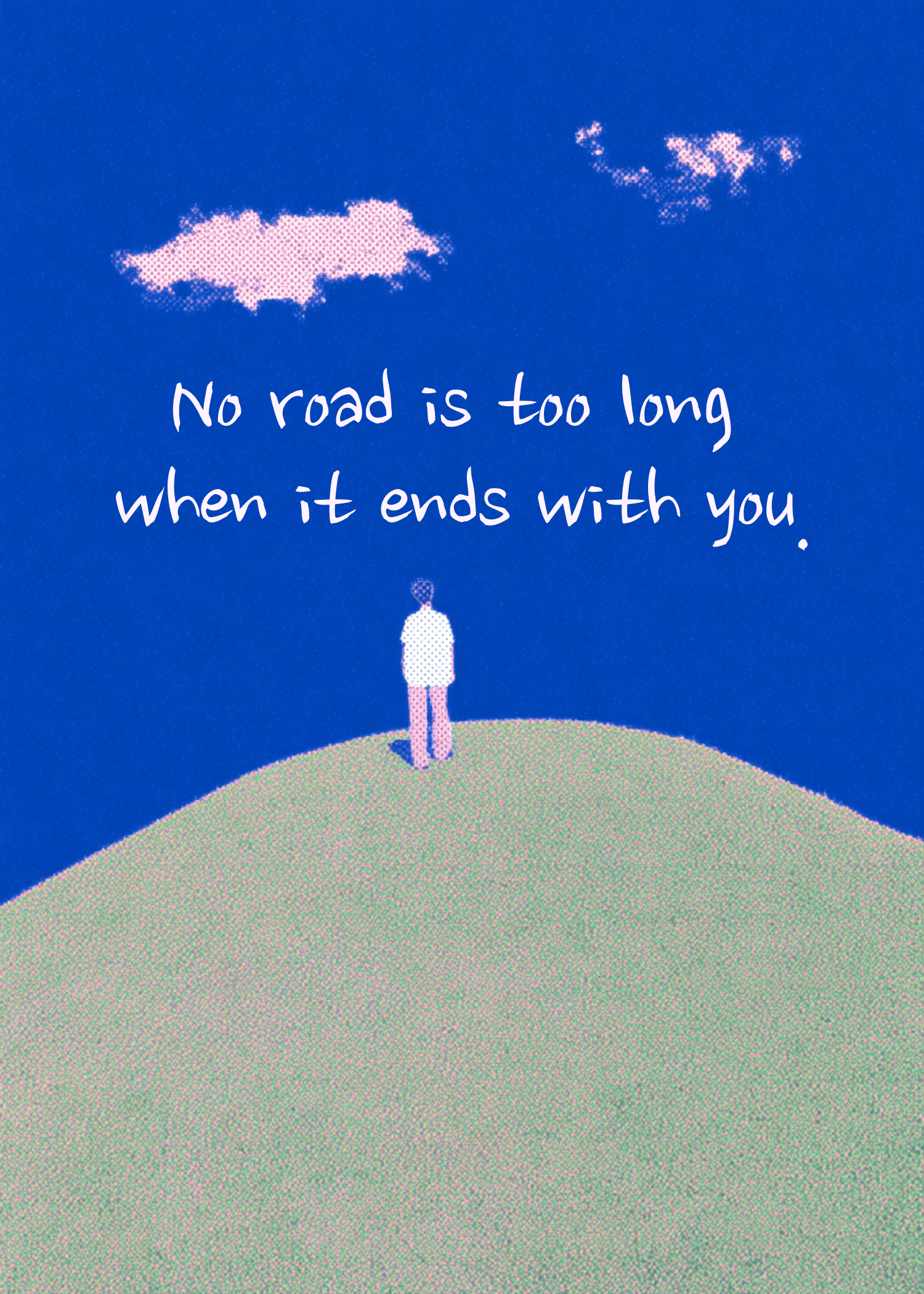 No Road Too Long Love Journey Card
