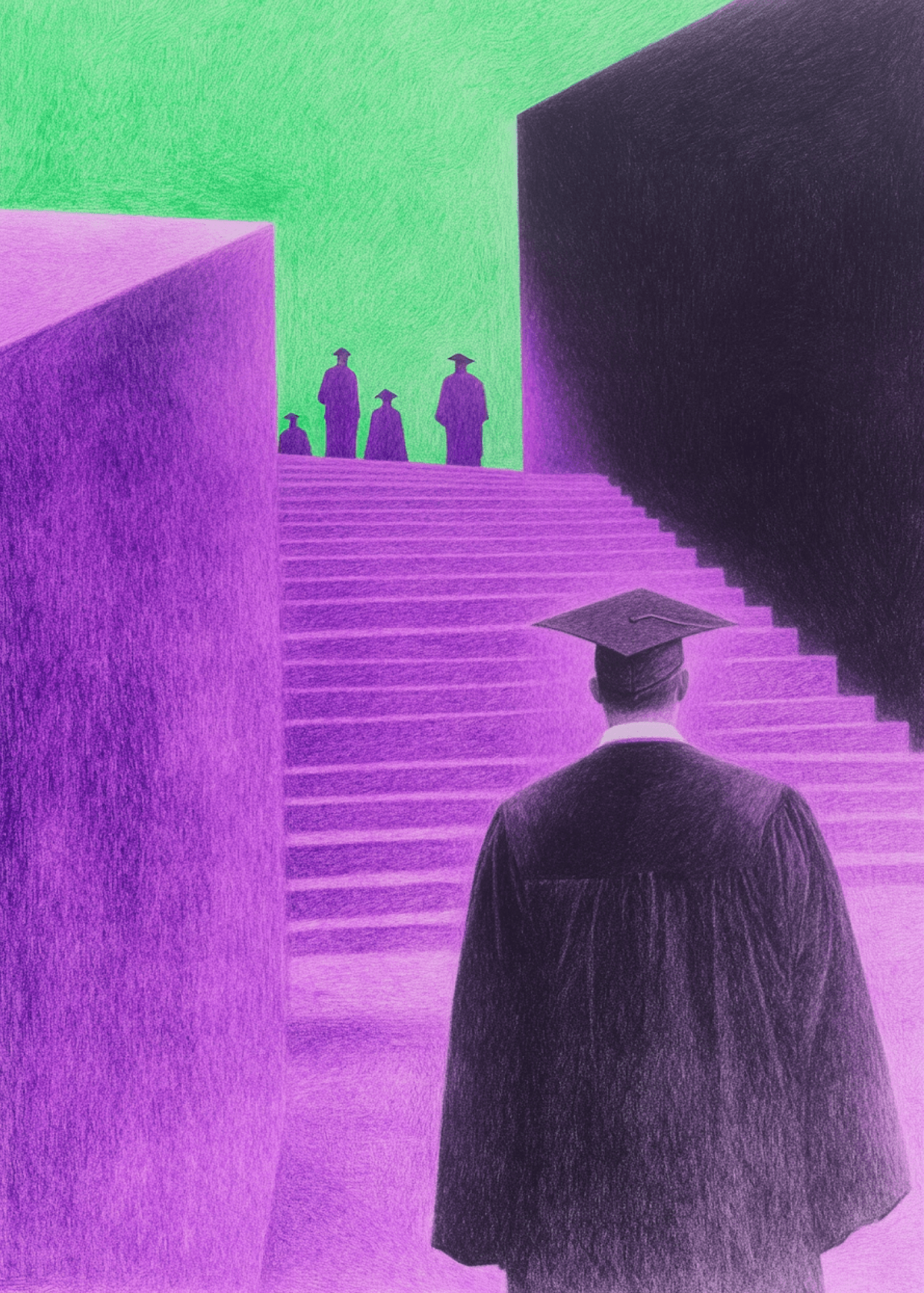 Step Into the Future Graduation Card