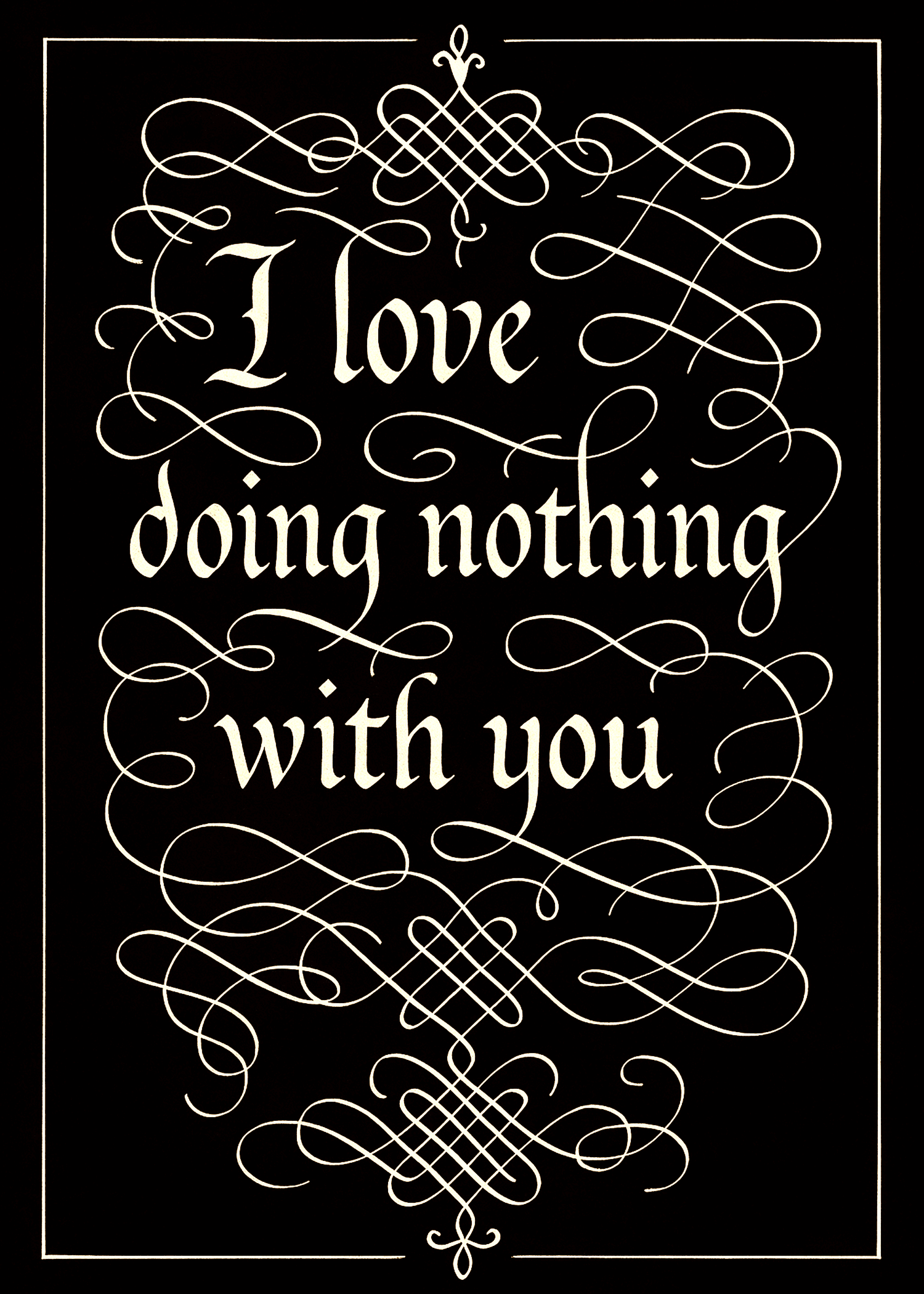 Love Doing Nothing With You Card