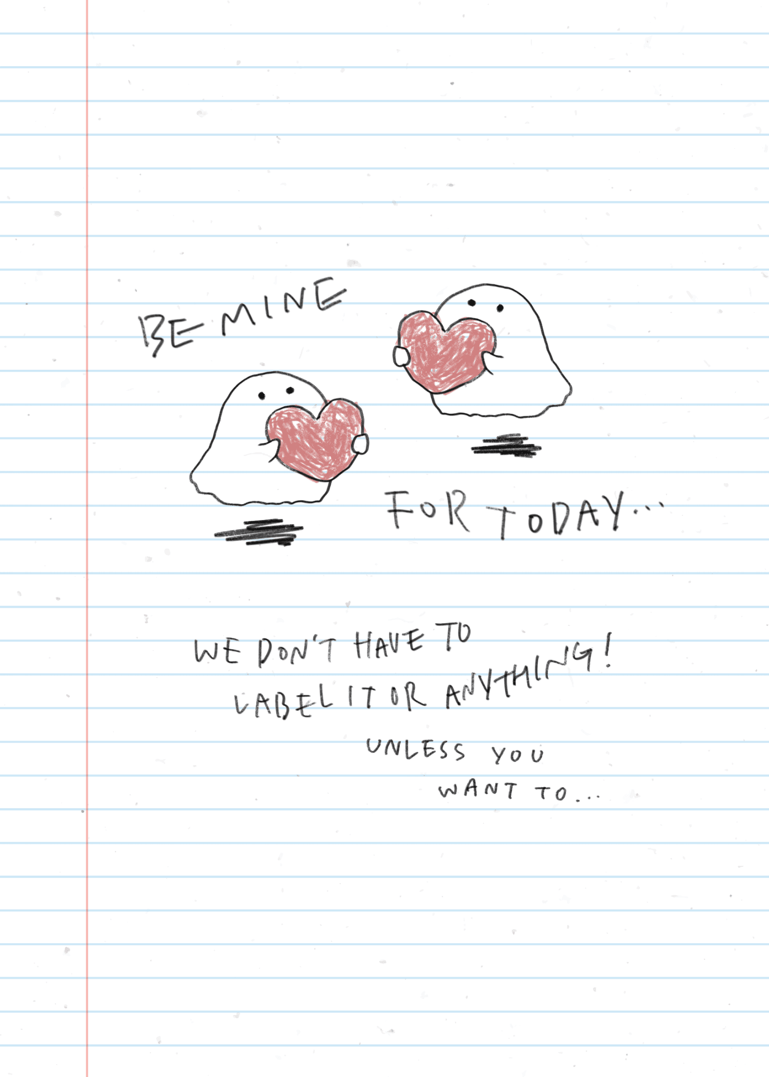 Be Mine For Today Card