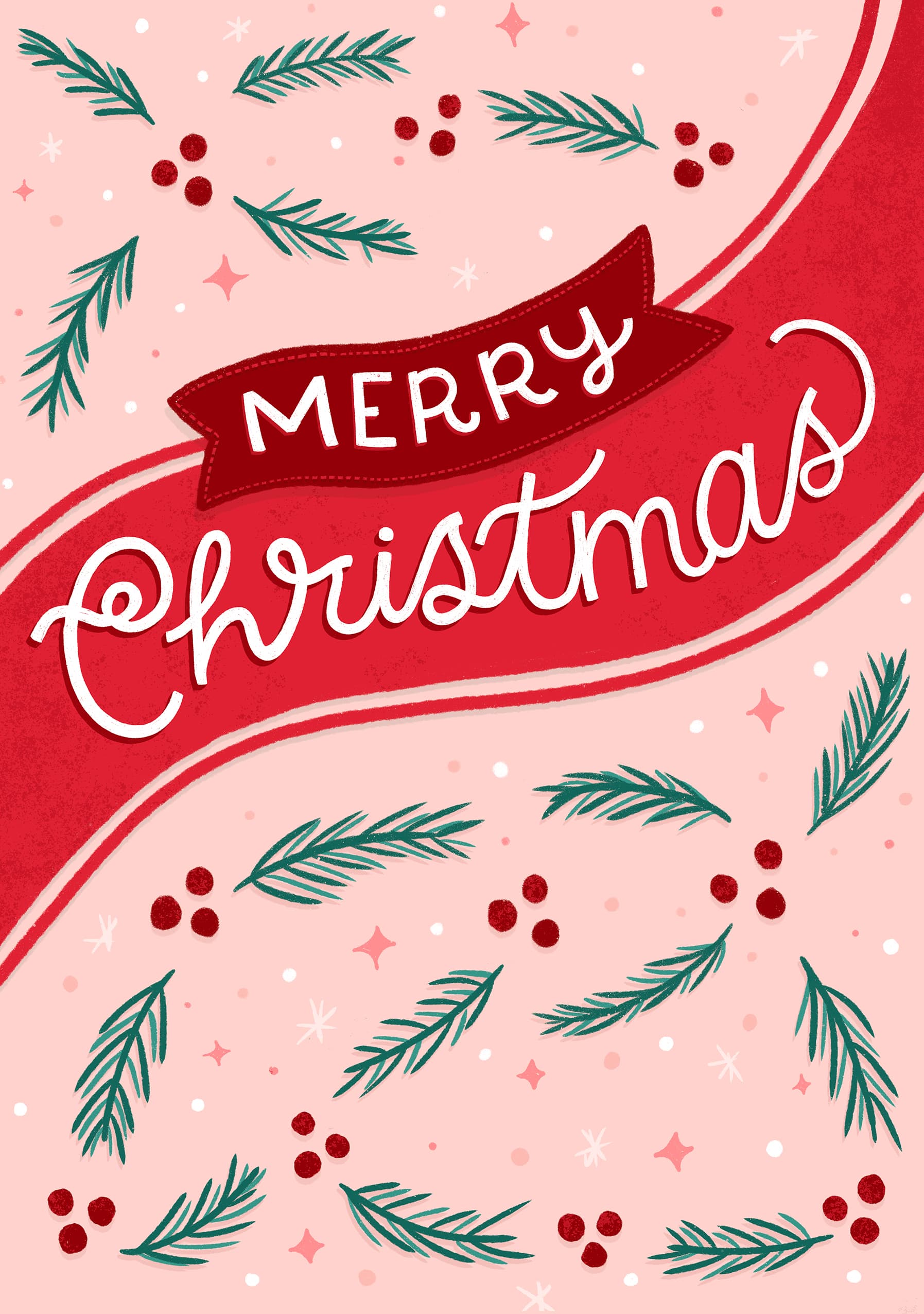 Merry Christmas Garland