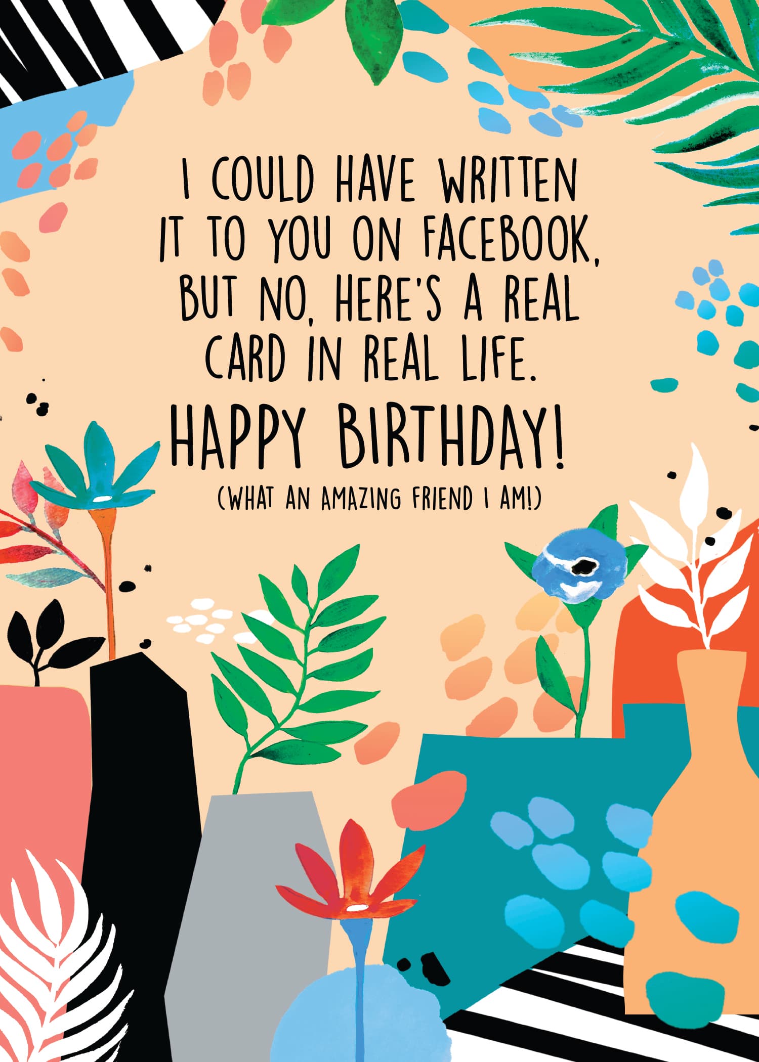 Real Life Birthday Card - Facebook