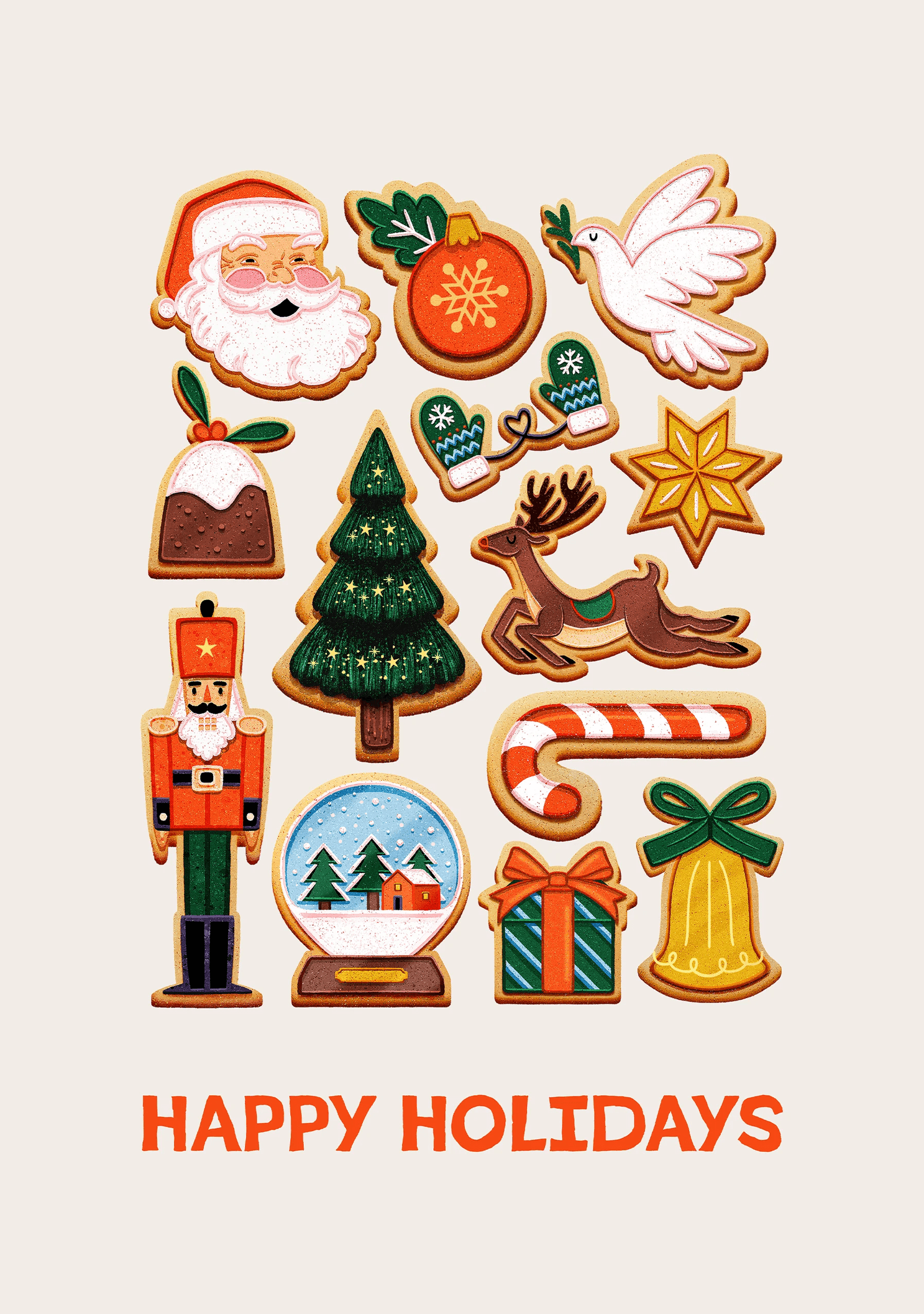 Festive Cookie Collection Card