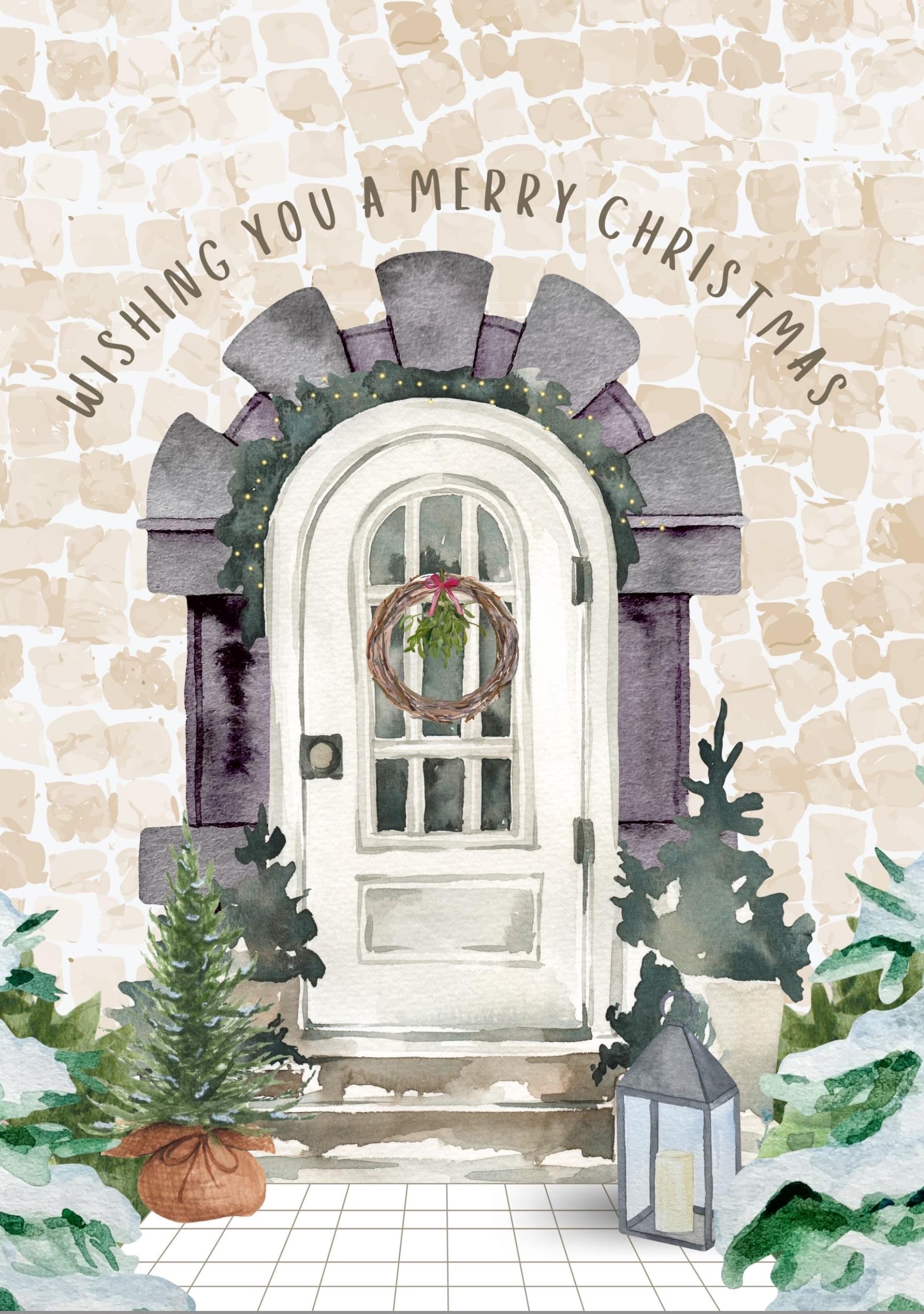 Christmas Door Garland