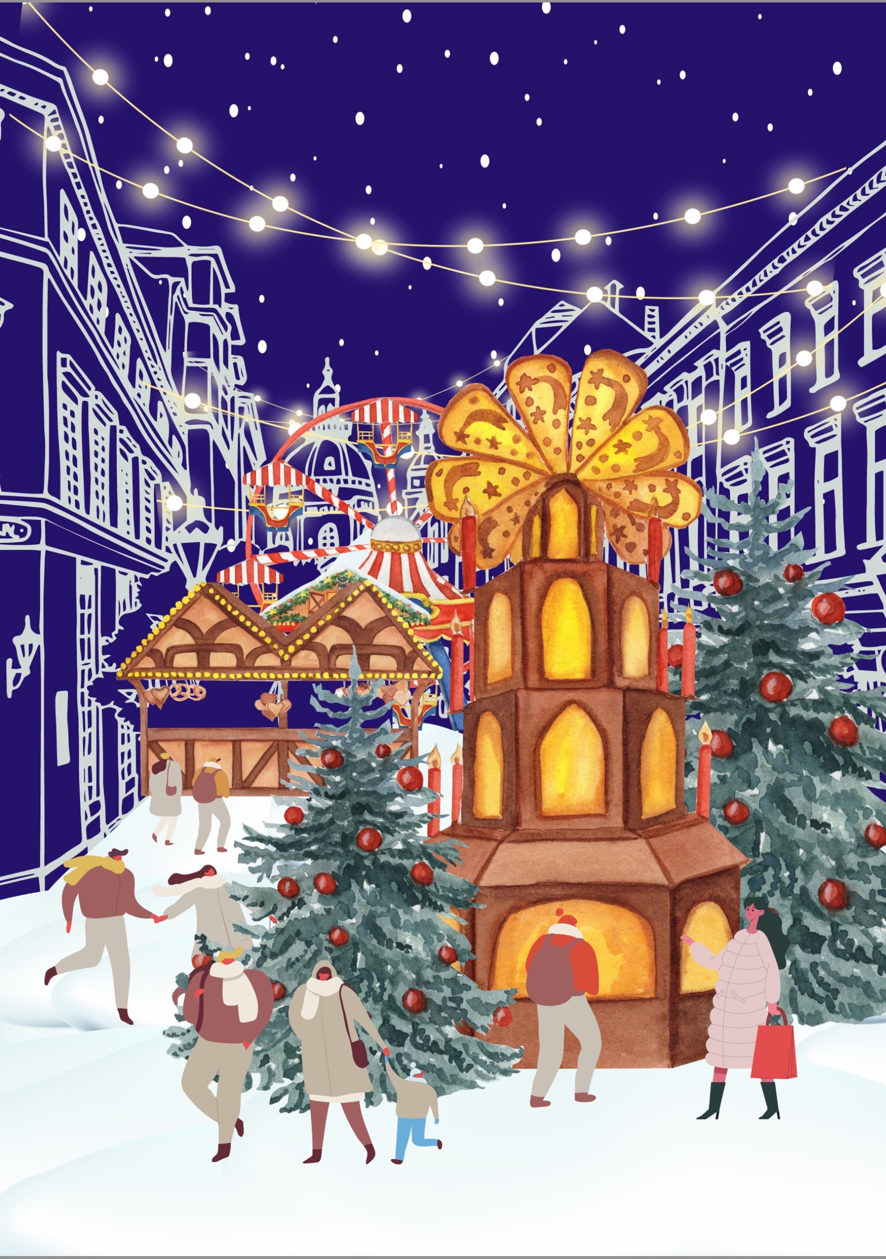 Winter Night Christmas