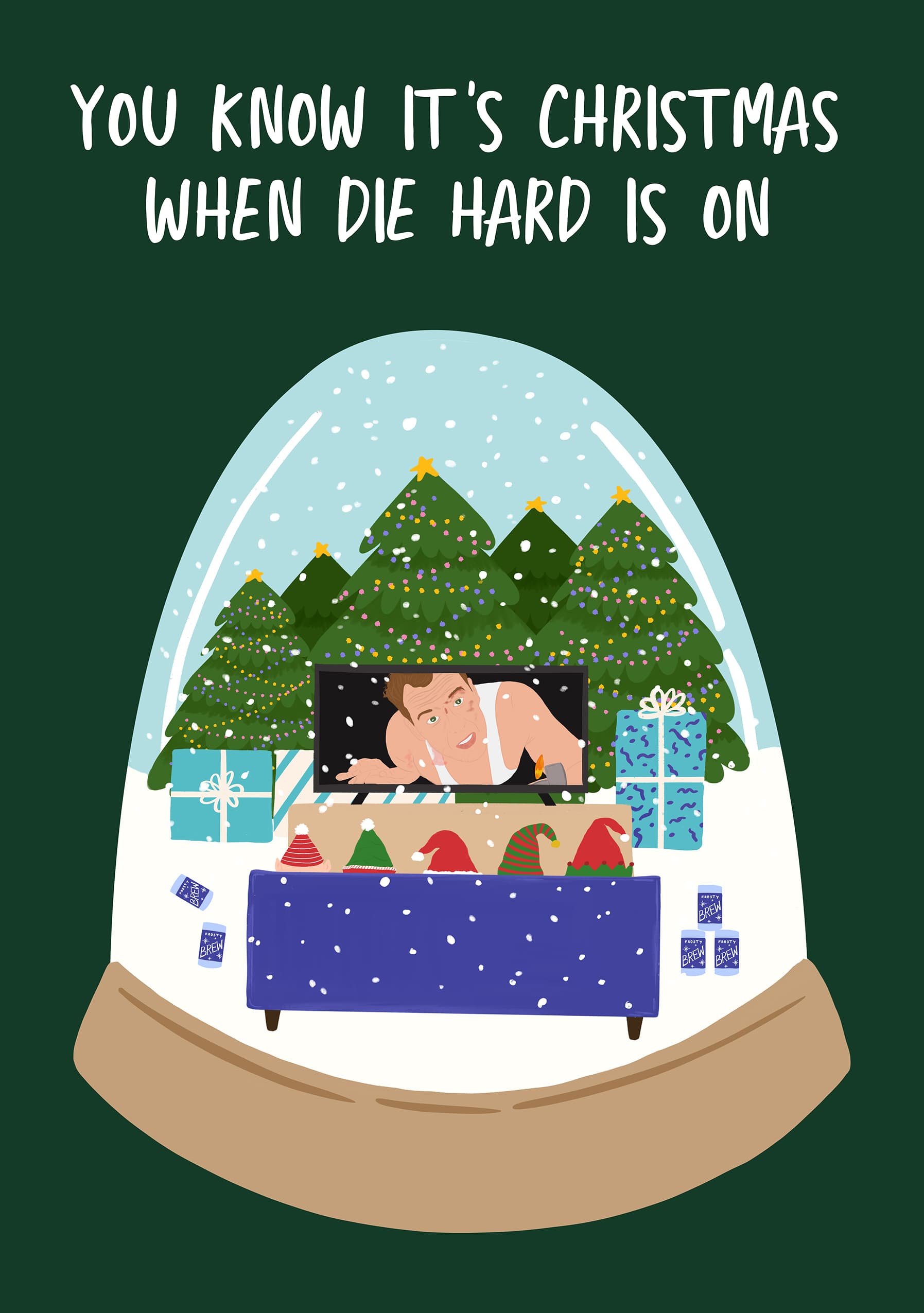 Die Hard Christmas Snow Globe