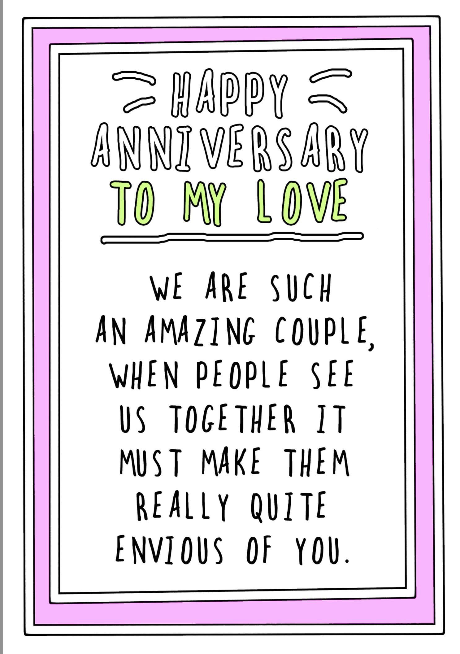 Happy Anniversary to My Love