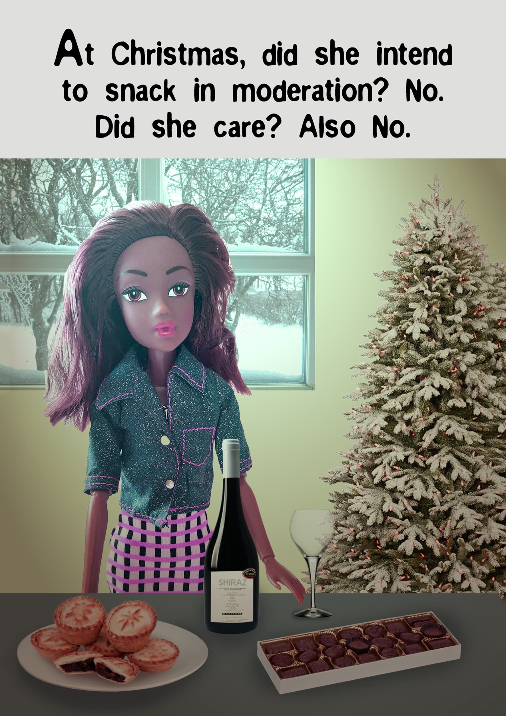 Festive Snacking Humor