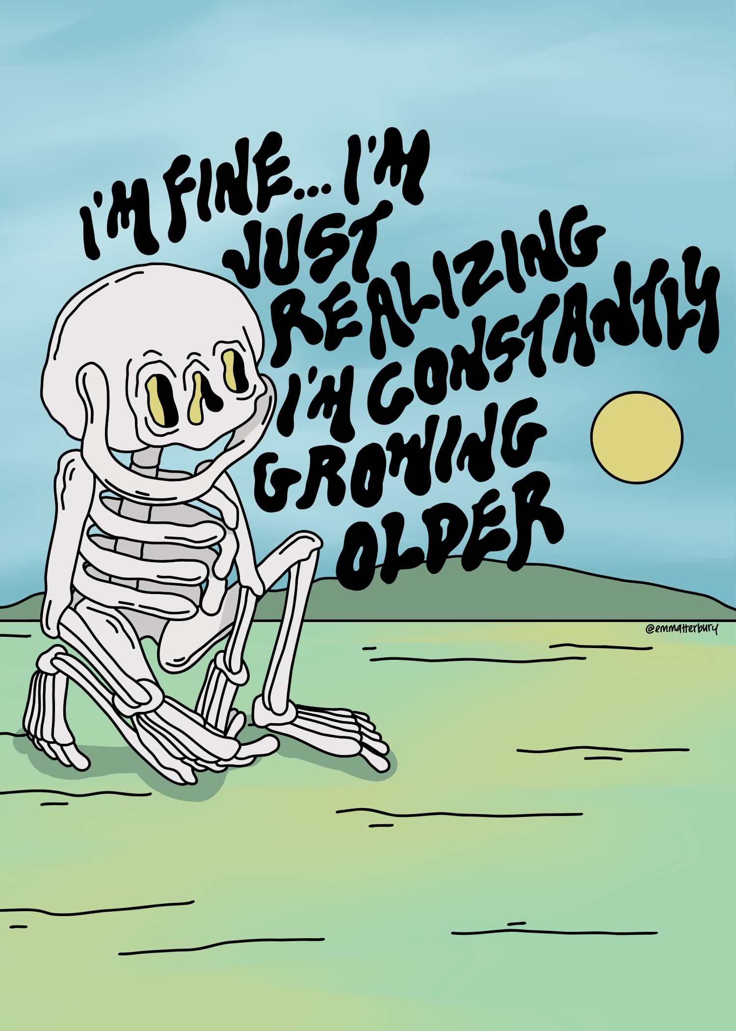 Aging Realizations Birthday Card