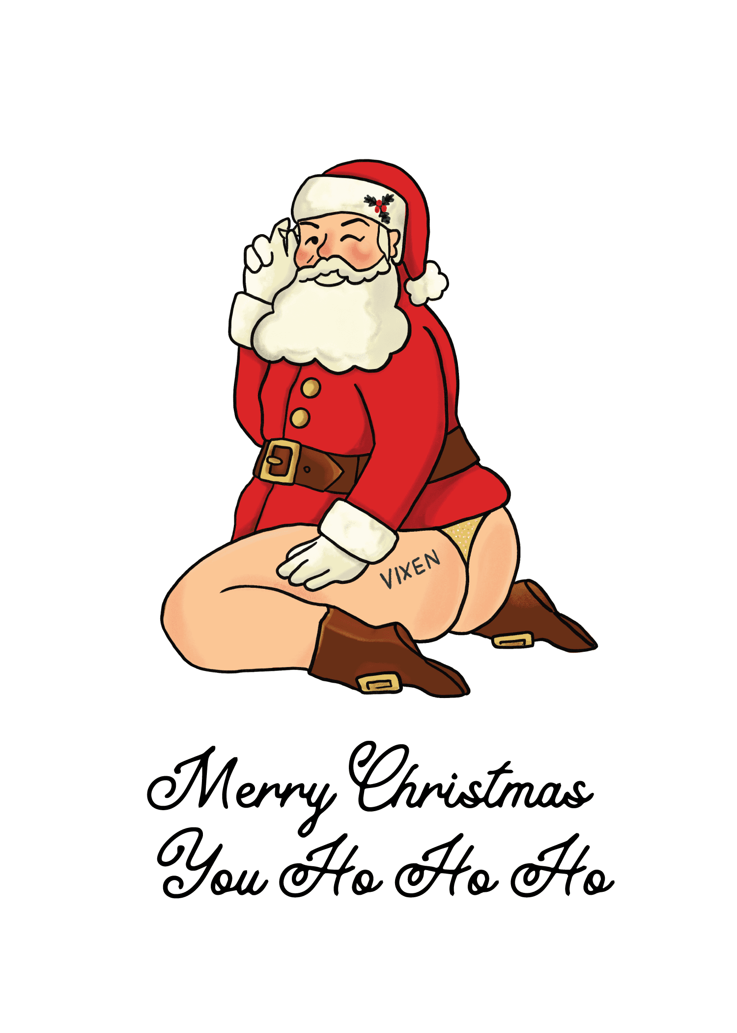 Sassy Santa Holiday Cheer