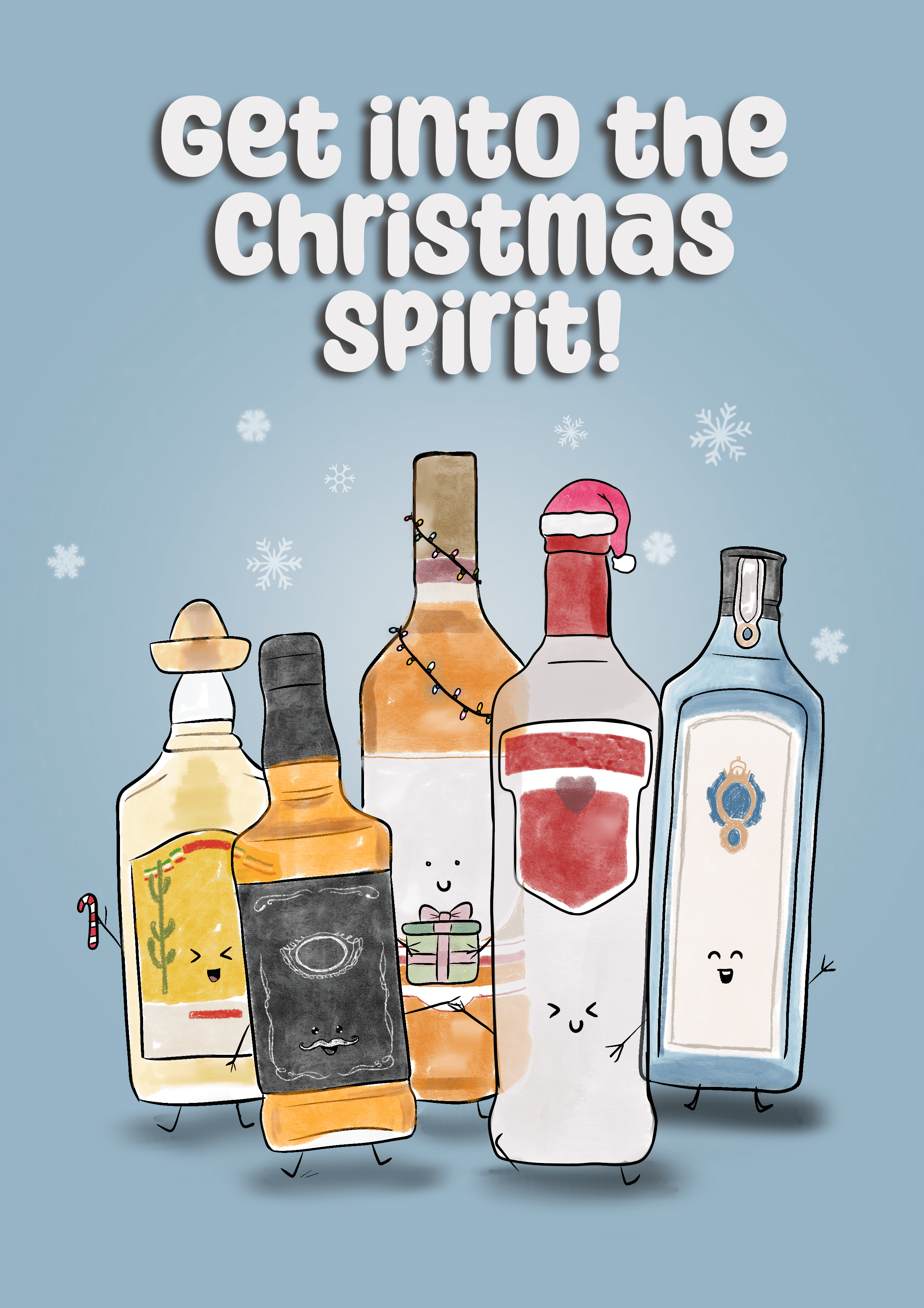 Christmas Spirit Bottles