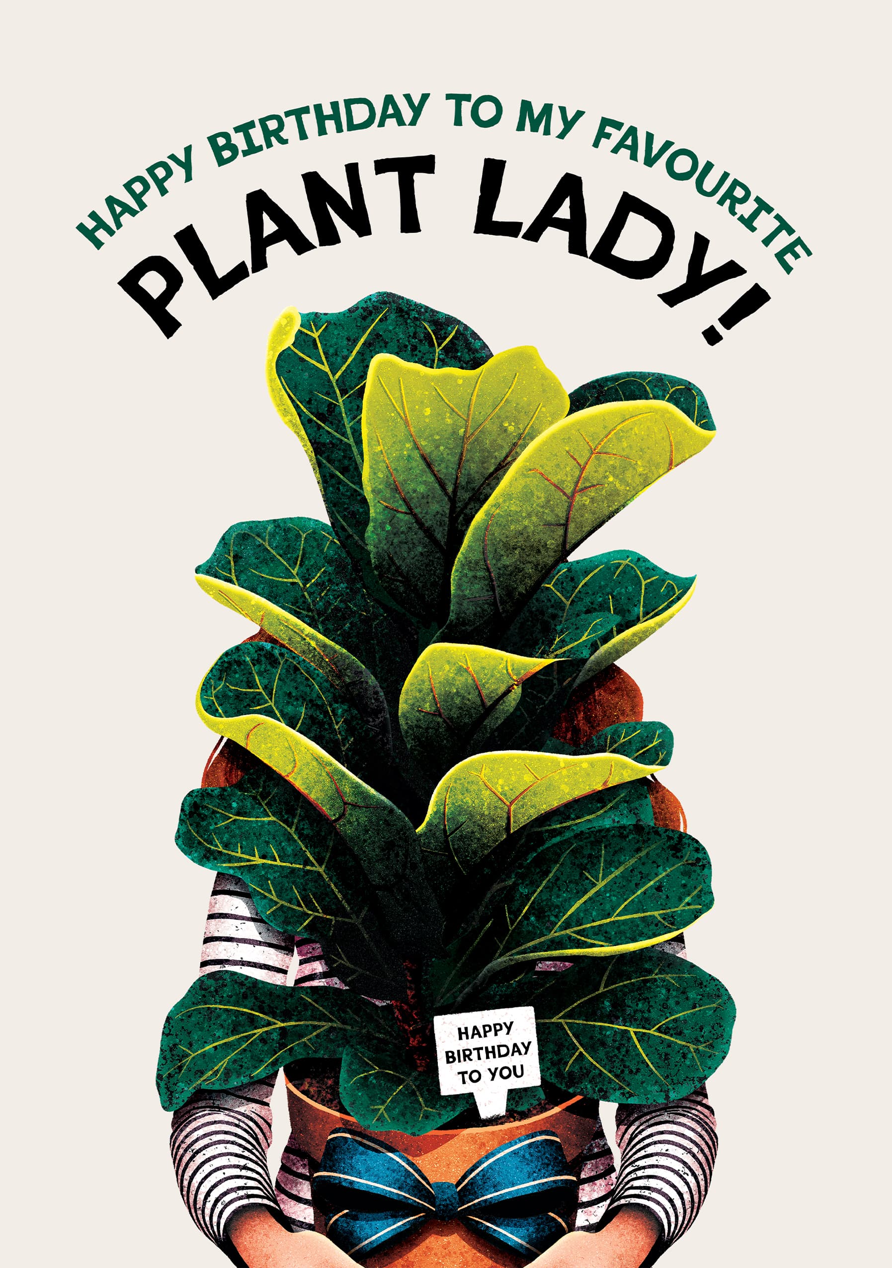 Plant Lady Birthday Card