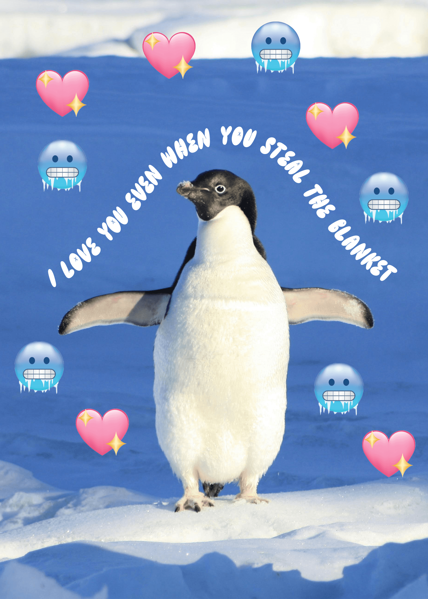 Blanket Thief Love Card