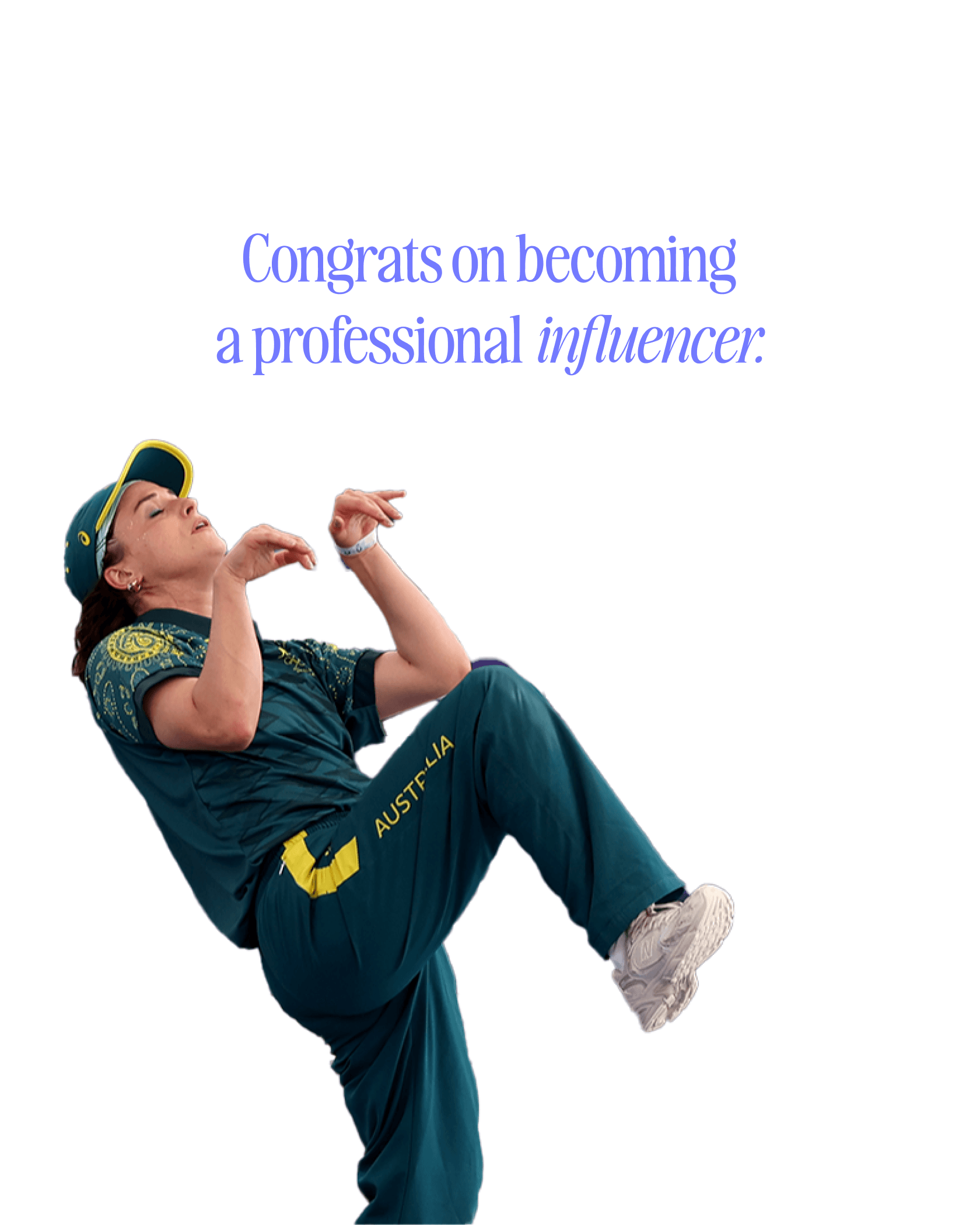 Congrats on Becoming a Professional Influencer Card