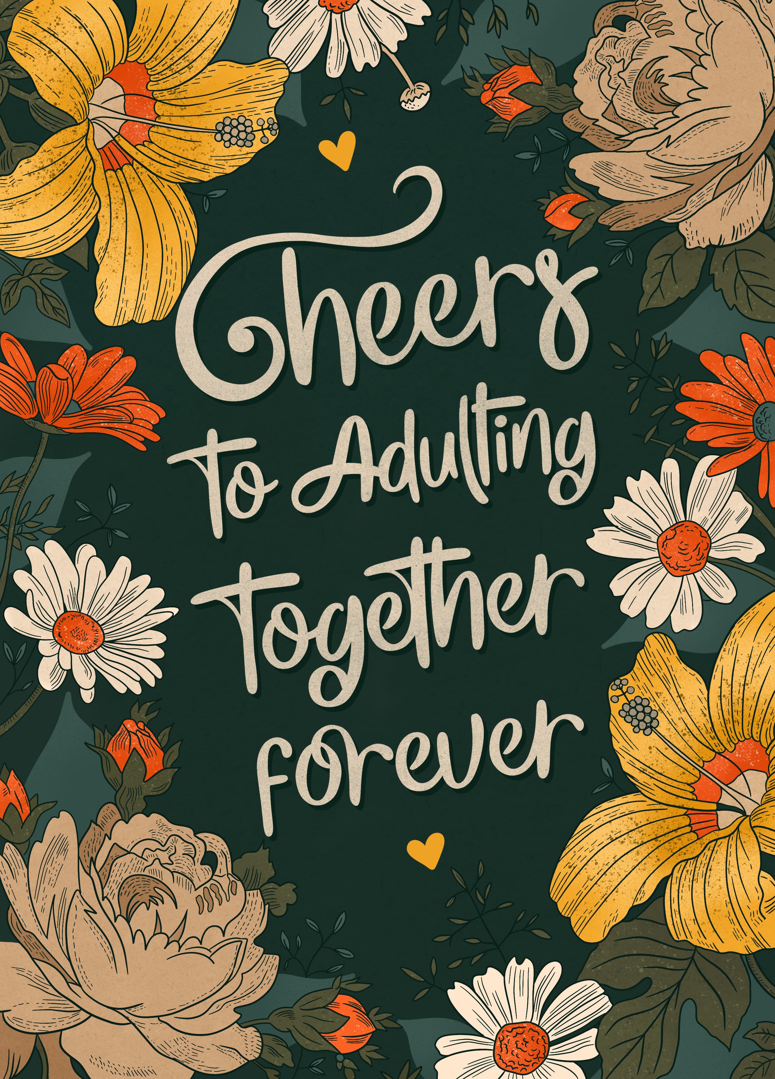 Cheers to Forever Adulting Card