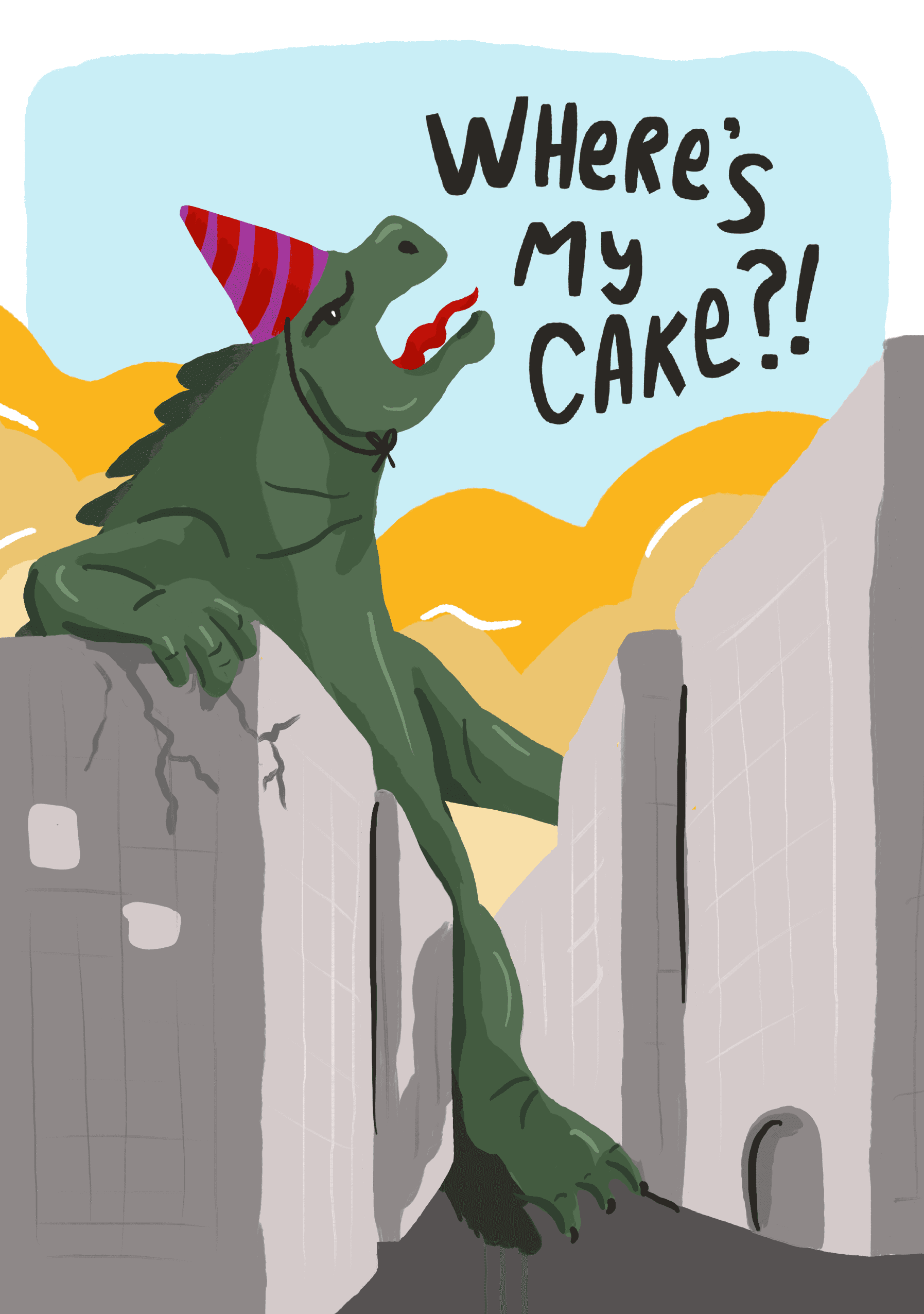 Lizard Cake Crisis