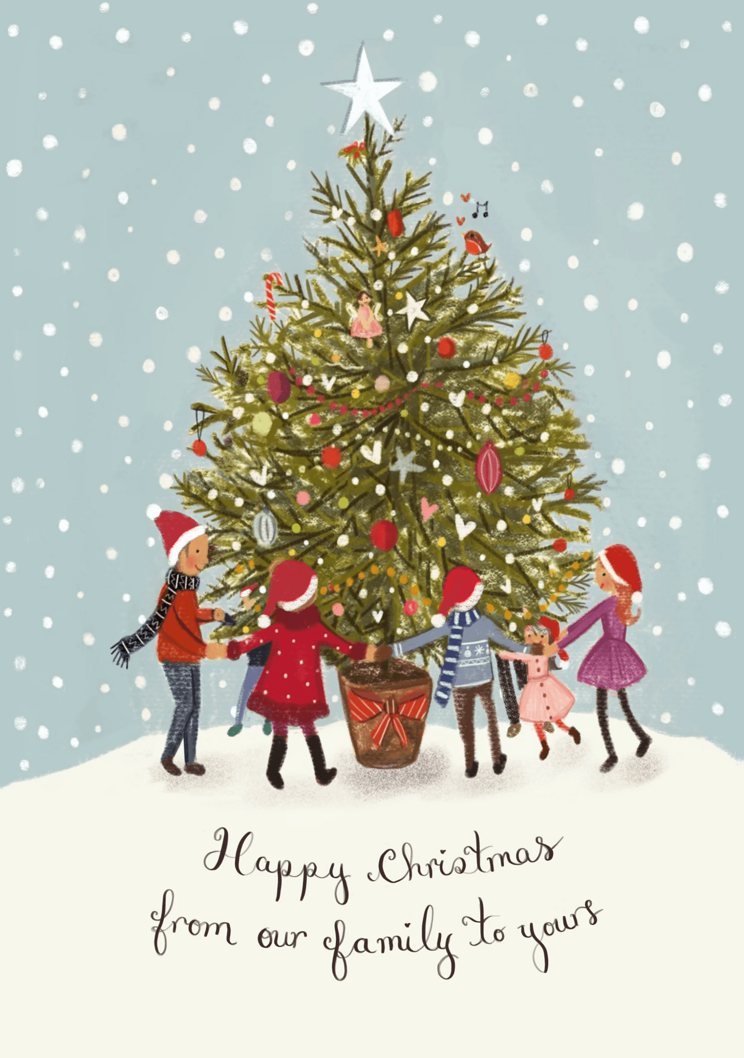 Our Family to Yours Christmas Card