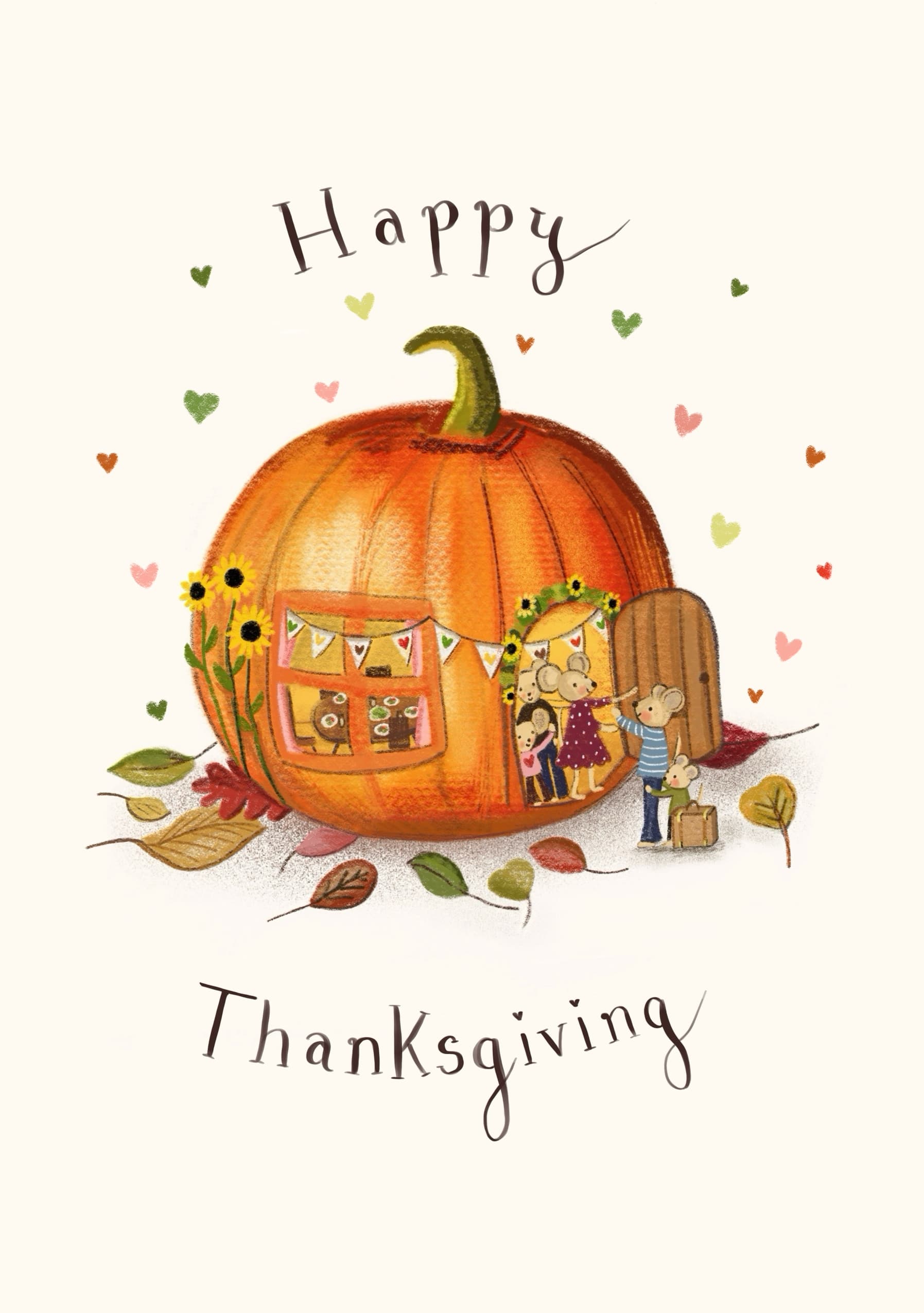 Thanksgiving Pumpkin Home