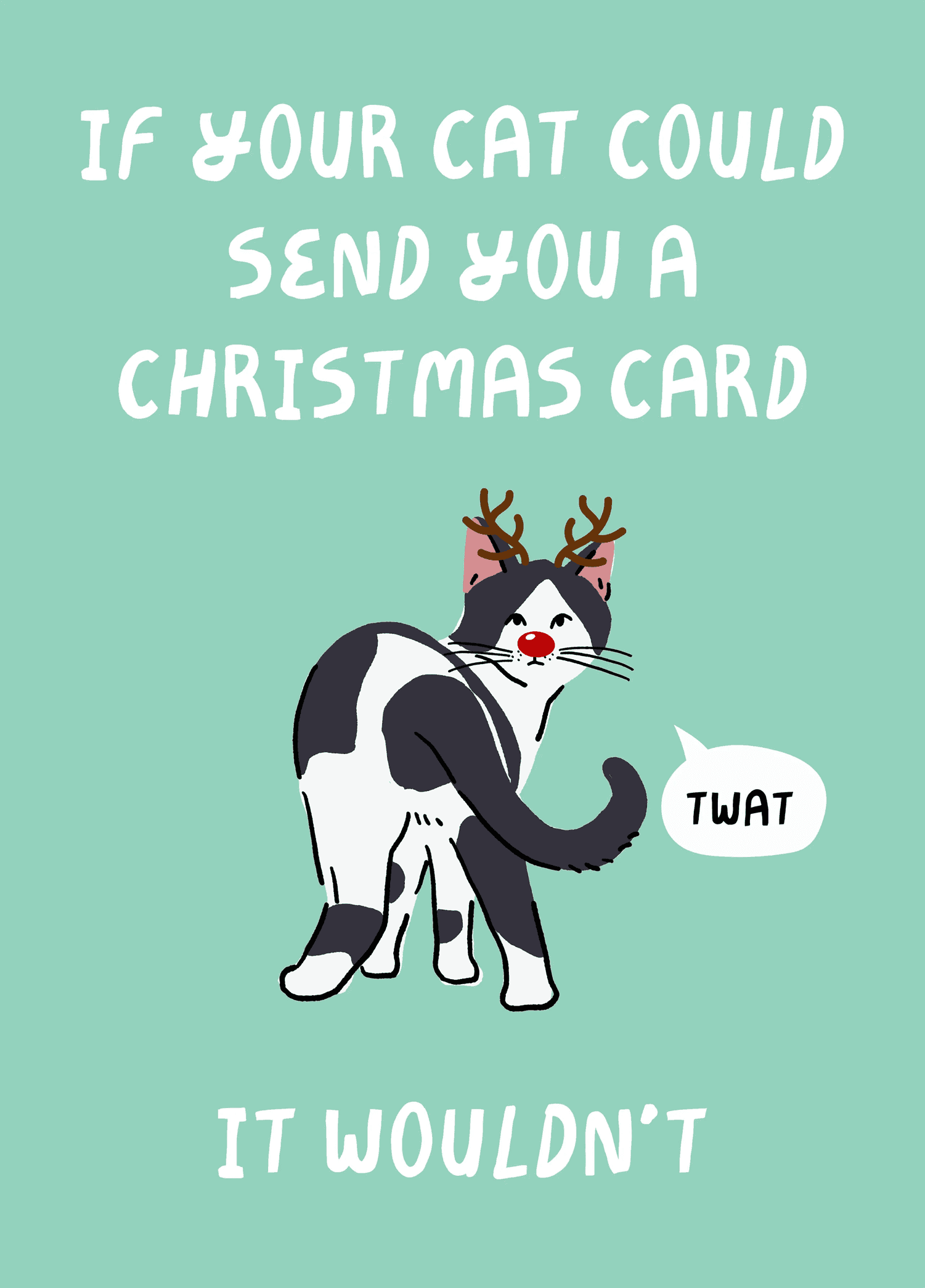 Grumpy Cat Christmas Card