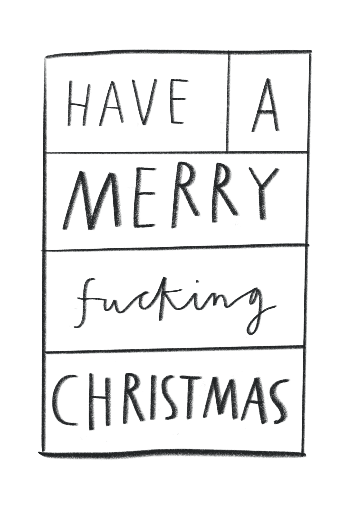 Have a Merry F*cking Christmas Card