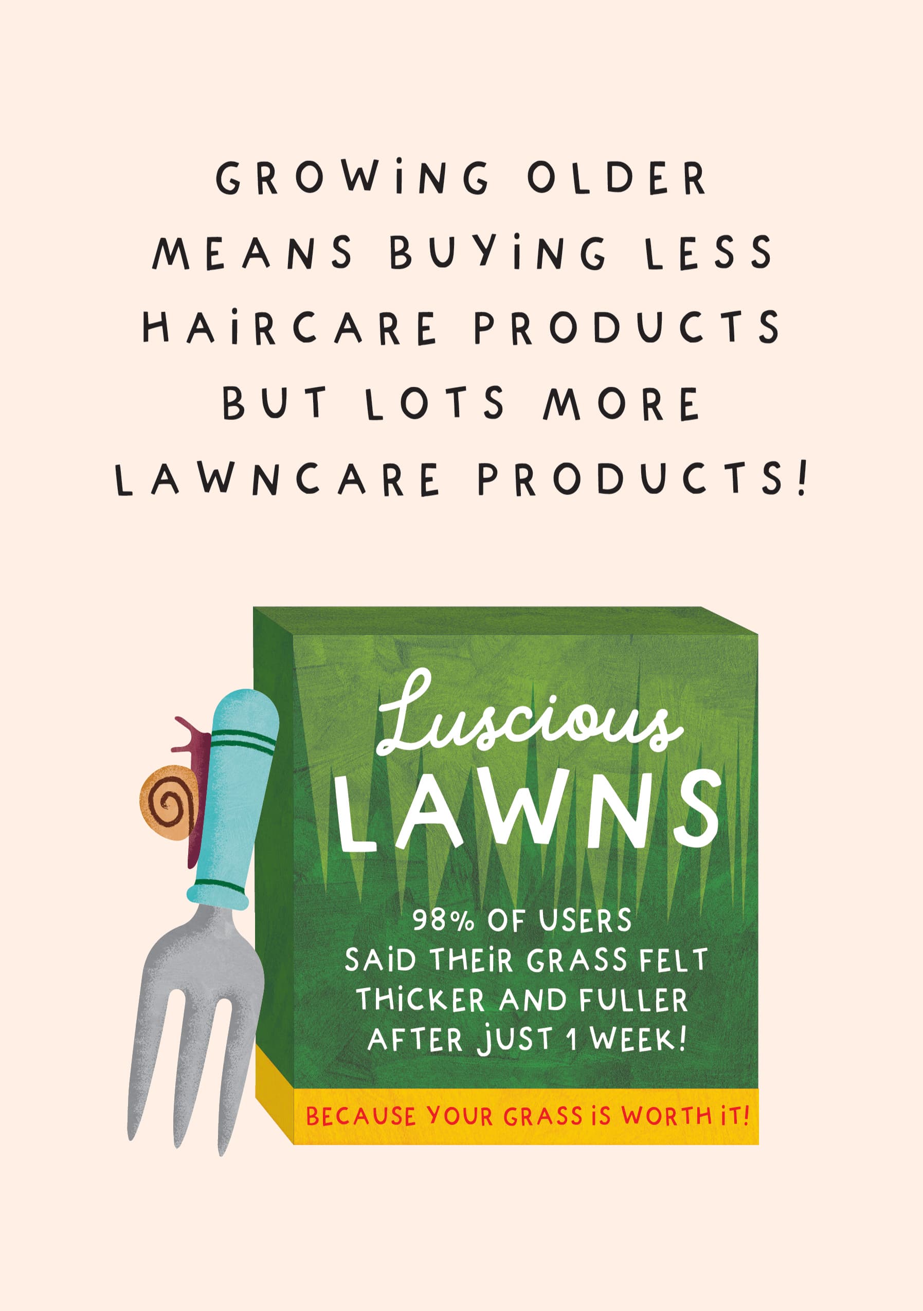 Growing Older Lawncare Card