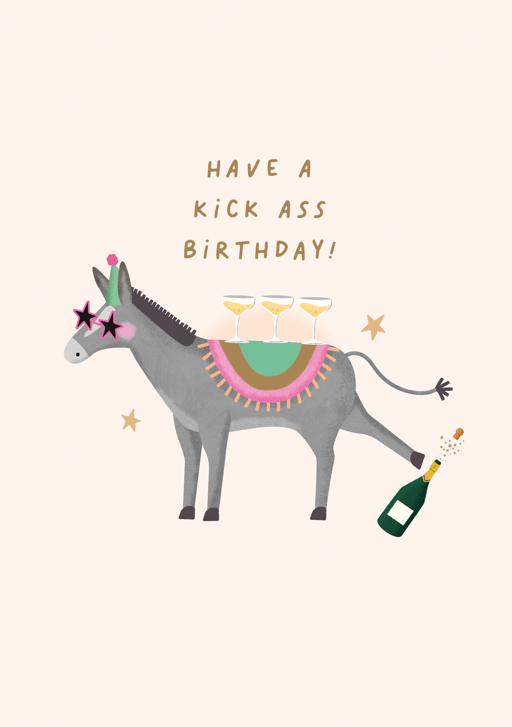 Kick Ass Birthday Card