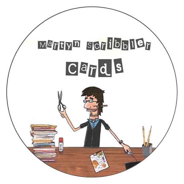 Martyn Scribbler Cards