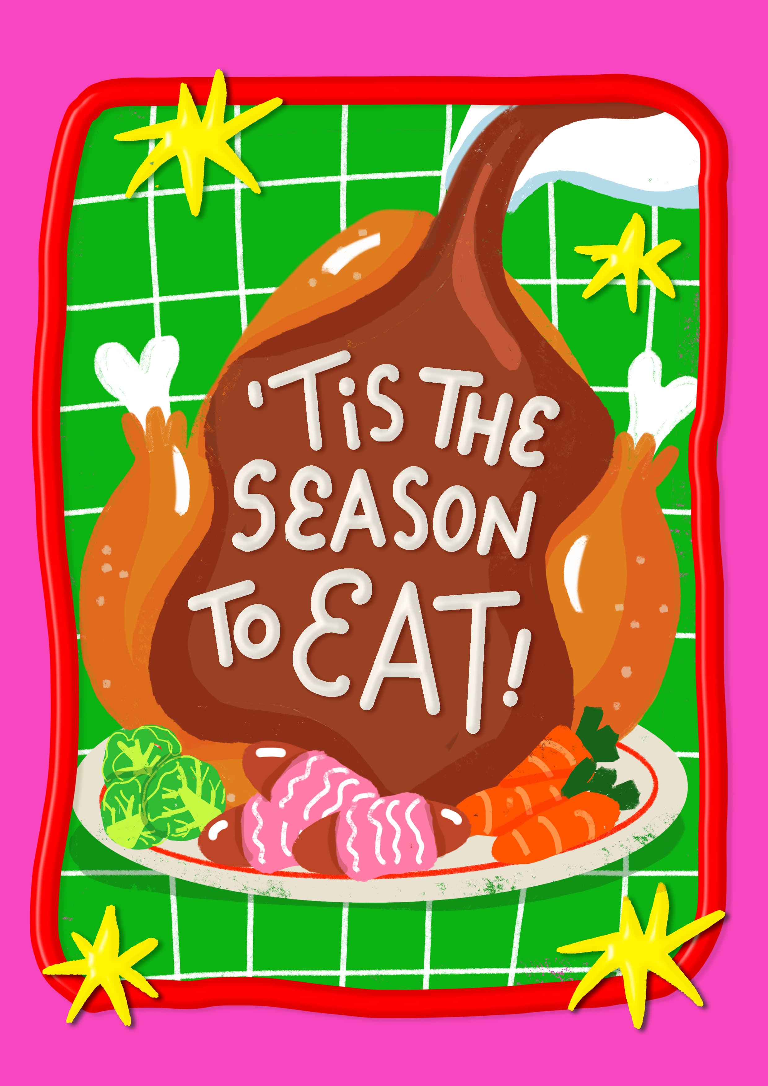 Tis the Season to Eat Christmas Card