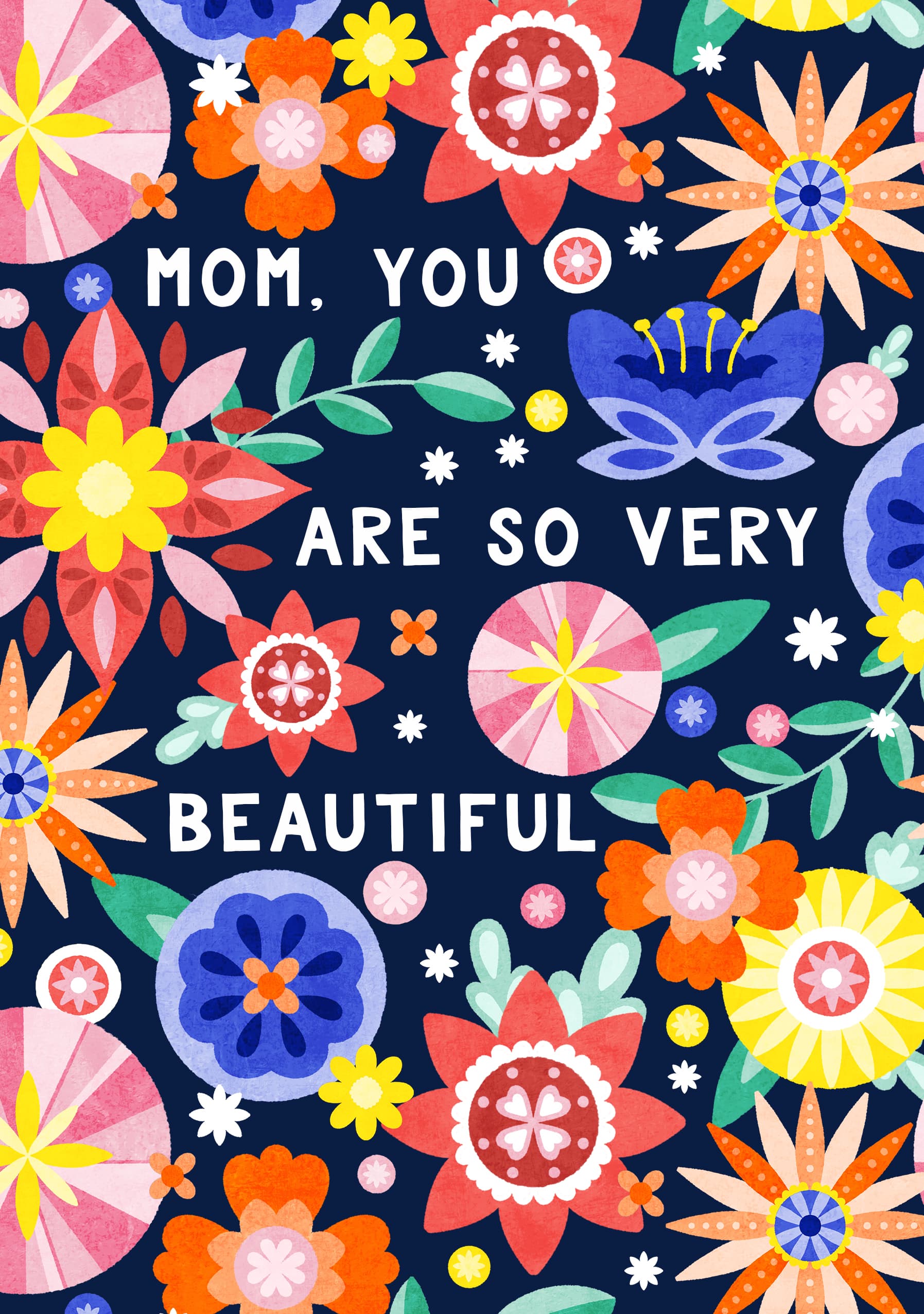 So Very Beautiful Mom Card