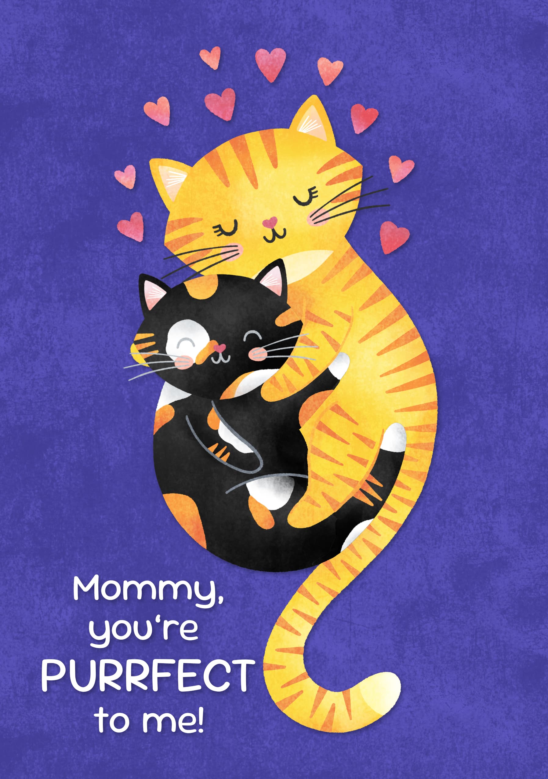 Purrfect Mommy Cat Card