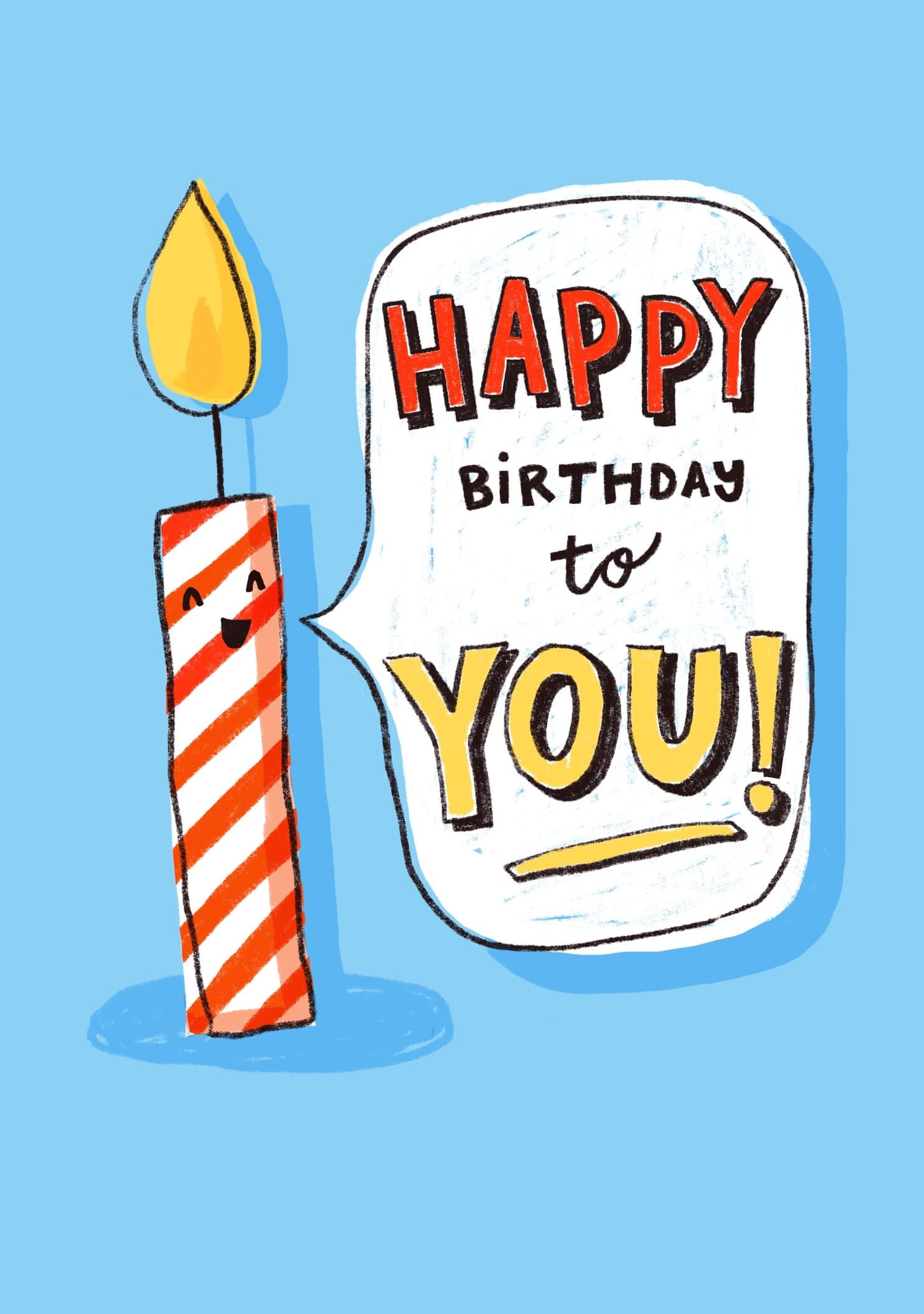 Happy Birthday to You - Candle