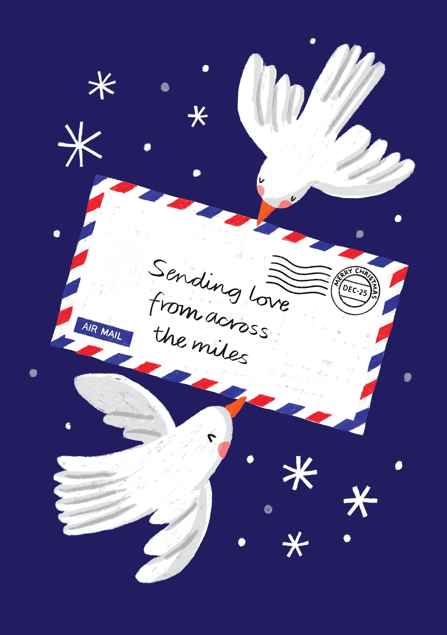 Sending Love from Across the Miles Card