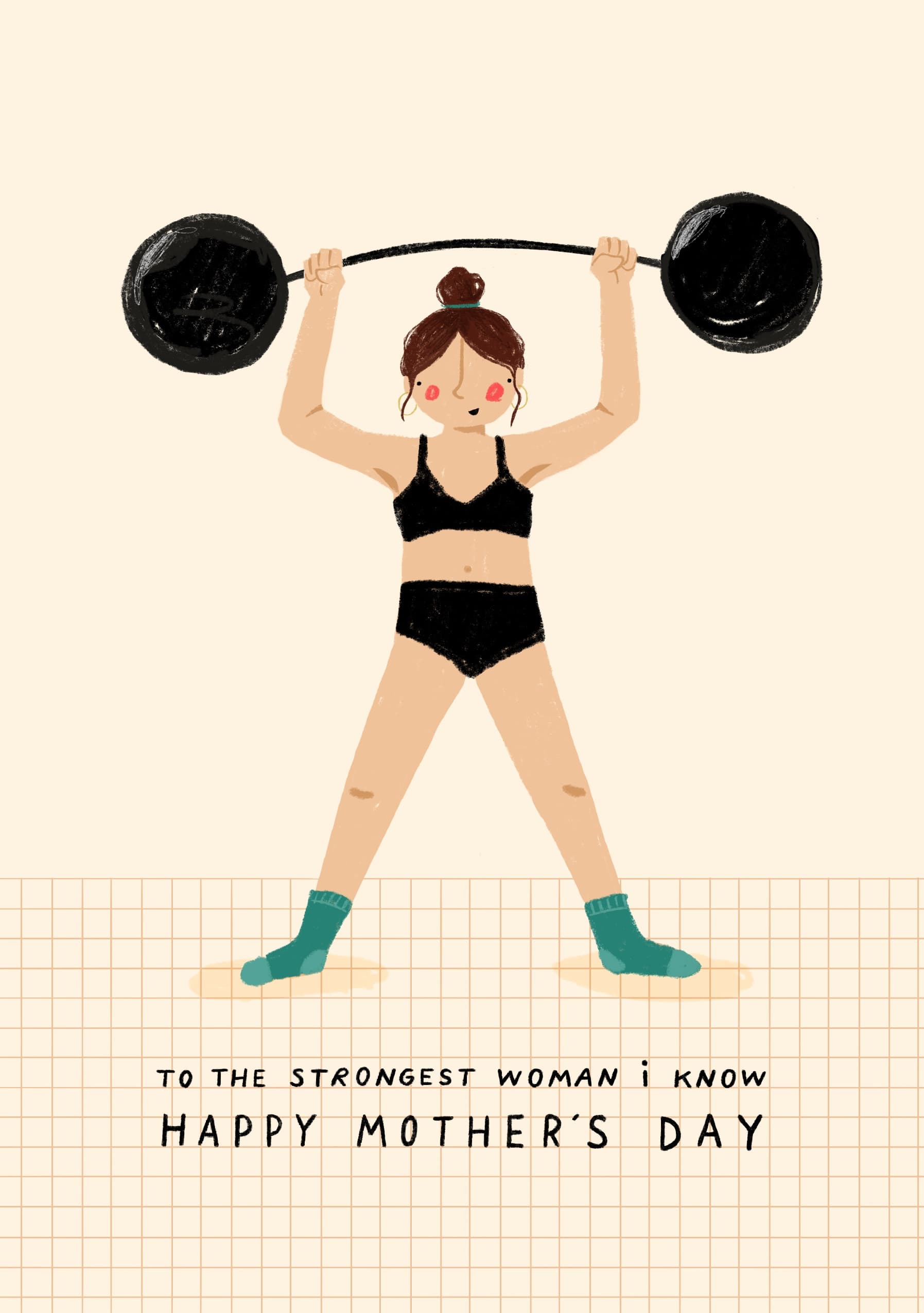 Strongest Woman I Know Mom Card