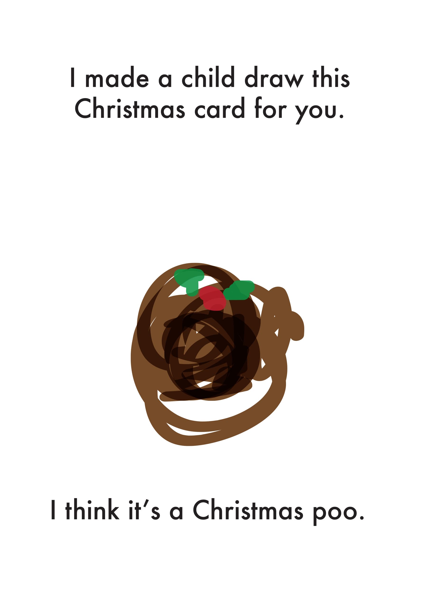 Child's Christmas Poo