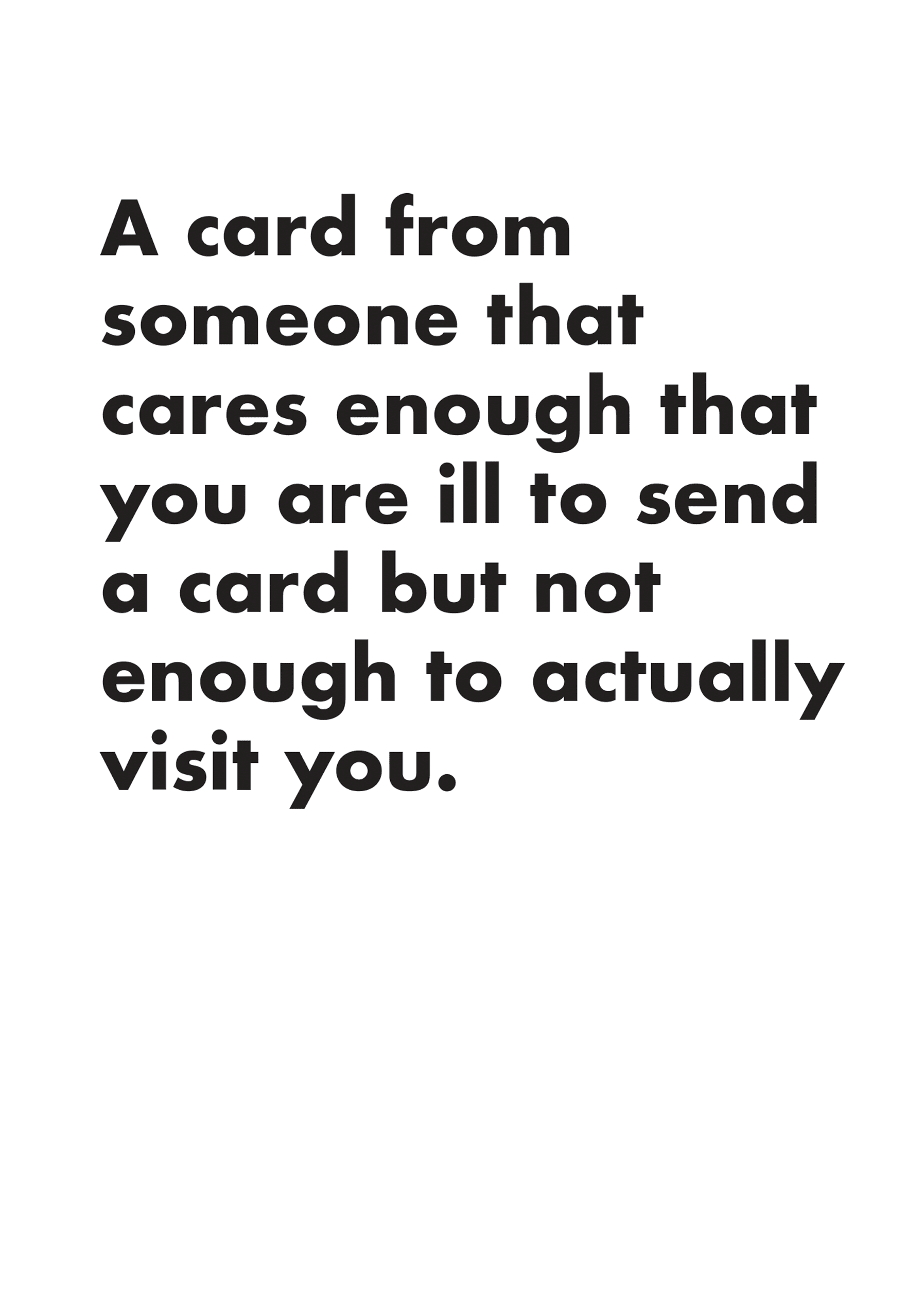 Cares Enough Get Well