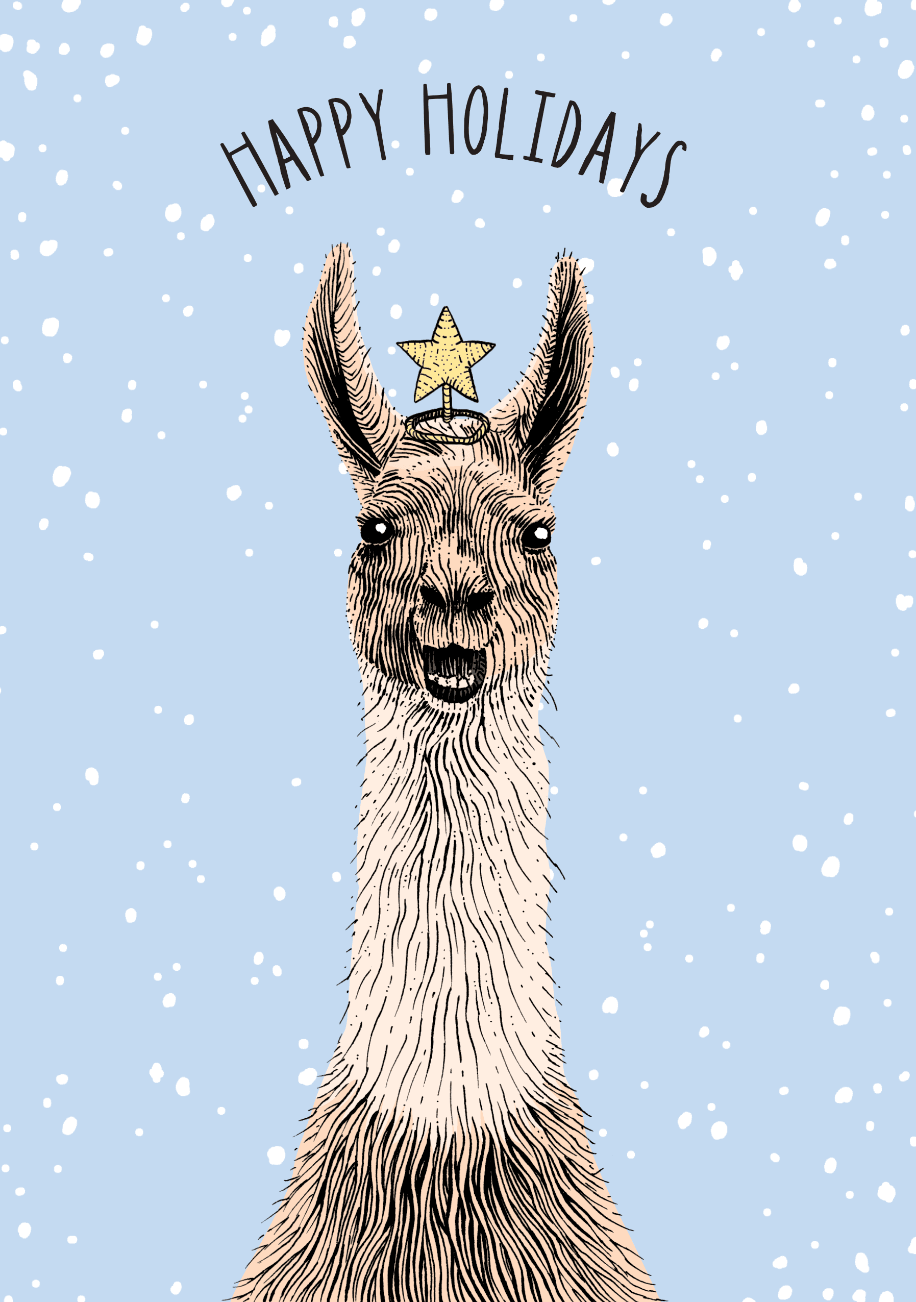 Festive Llama Holiday