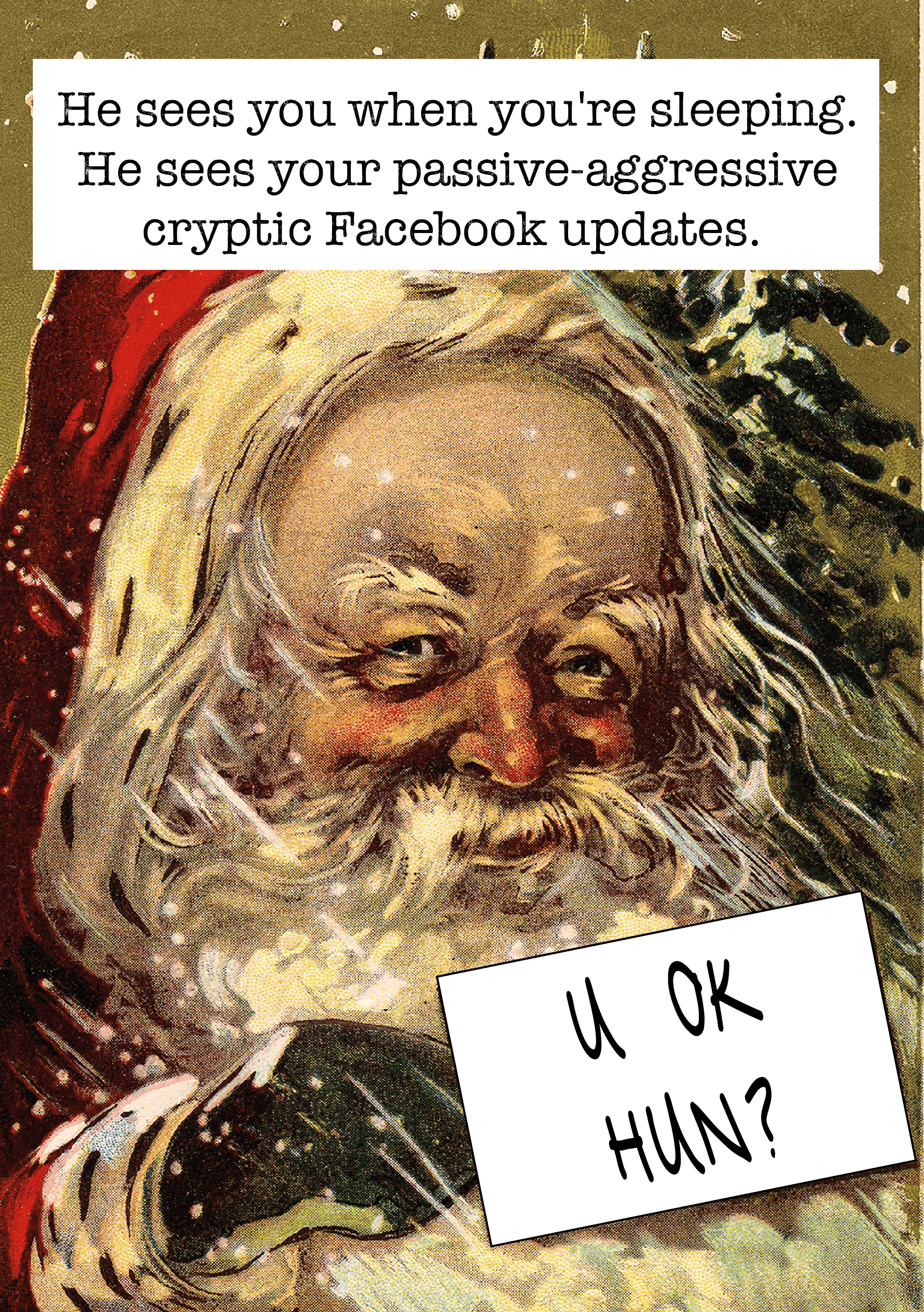 Santa's Watching You When You're Sleeping